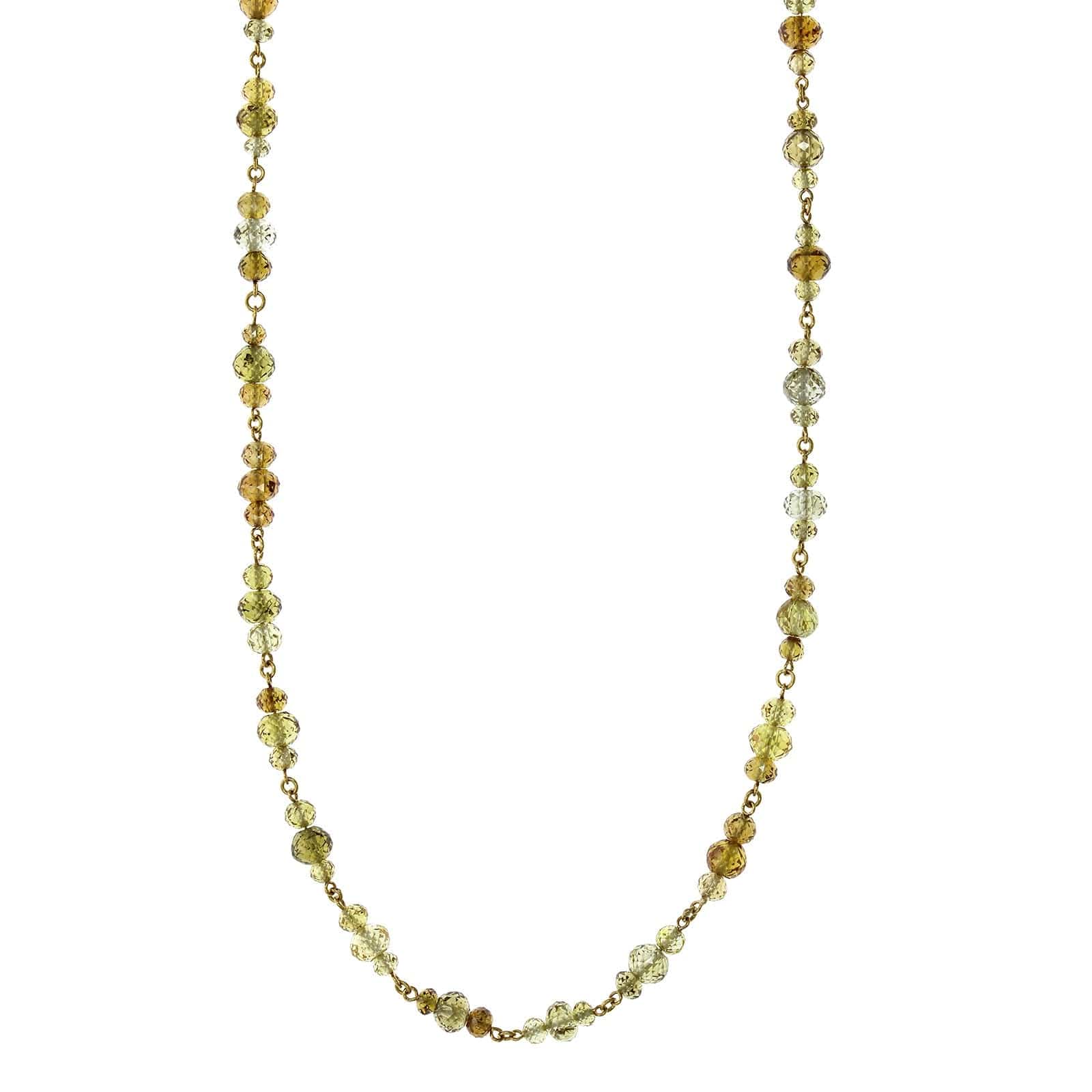 Eclat Jewels 18K Yellow Gold Fancy Colored Diamond Necklace - Image 5