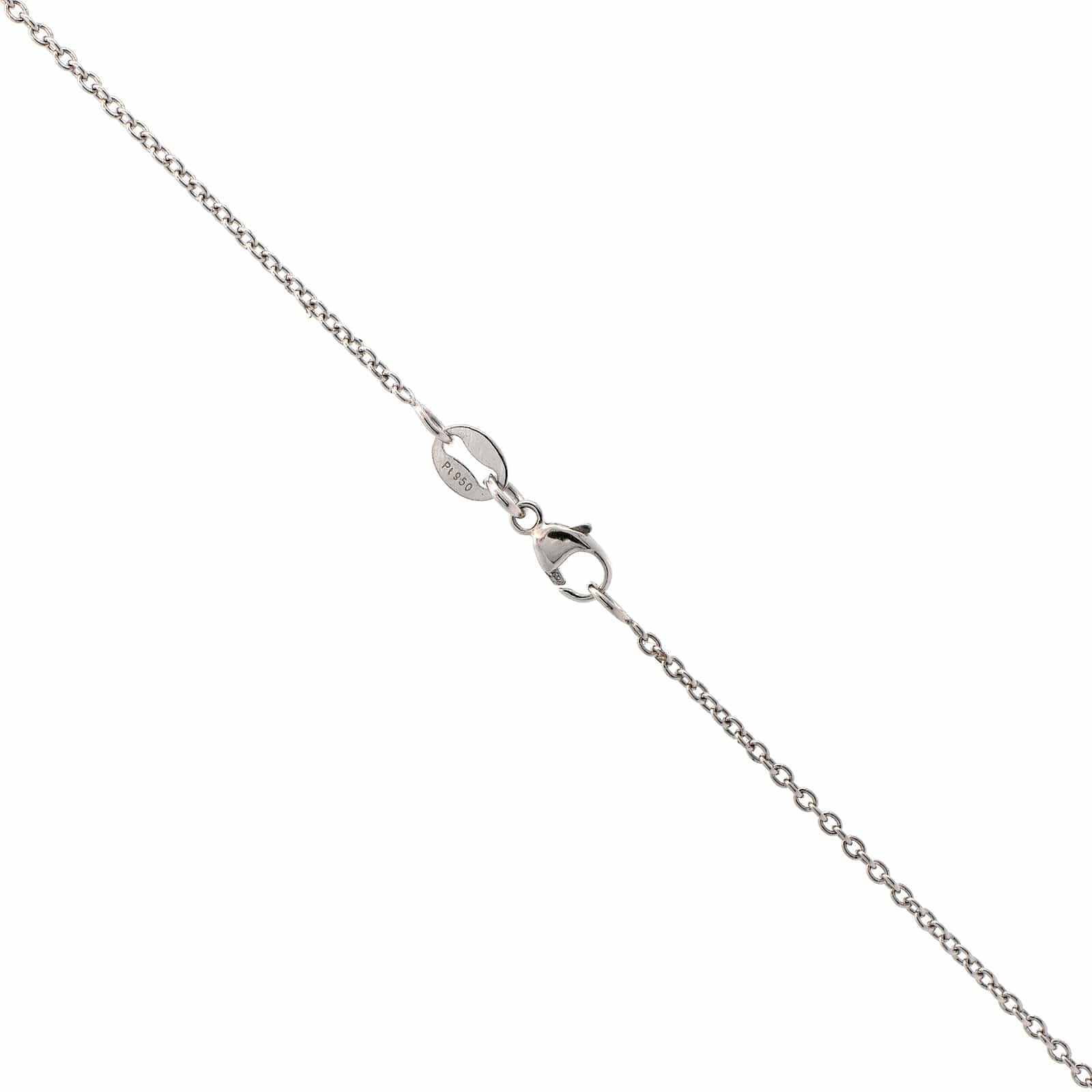Eclat Jewels Platinum Conch Pearl Diamond Bail Necklace - Image 3