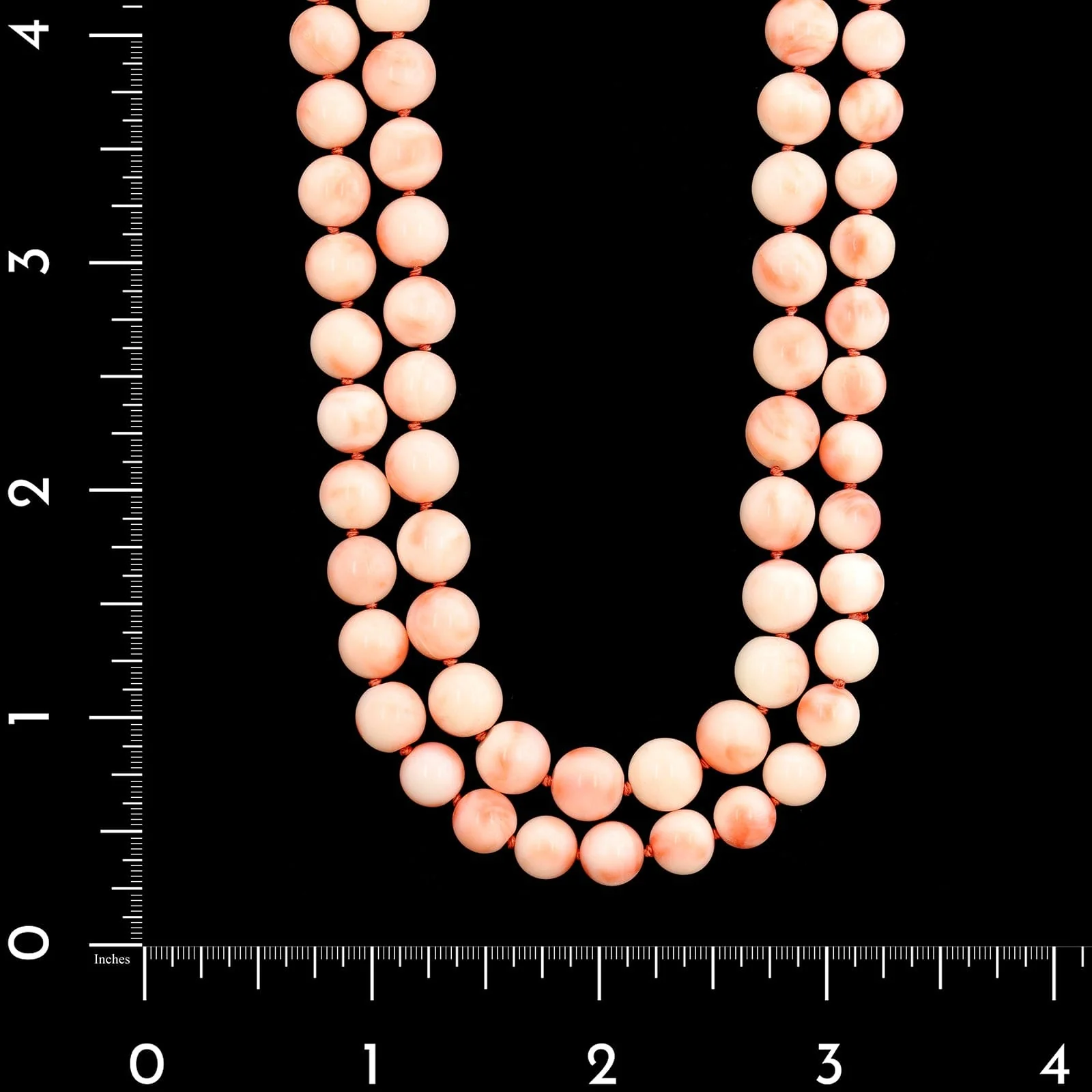 Endless Coral Bead Necklace - Image 3