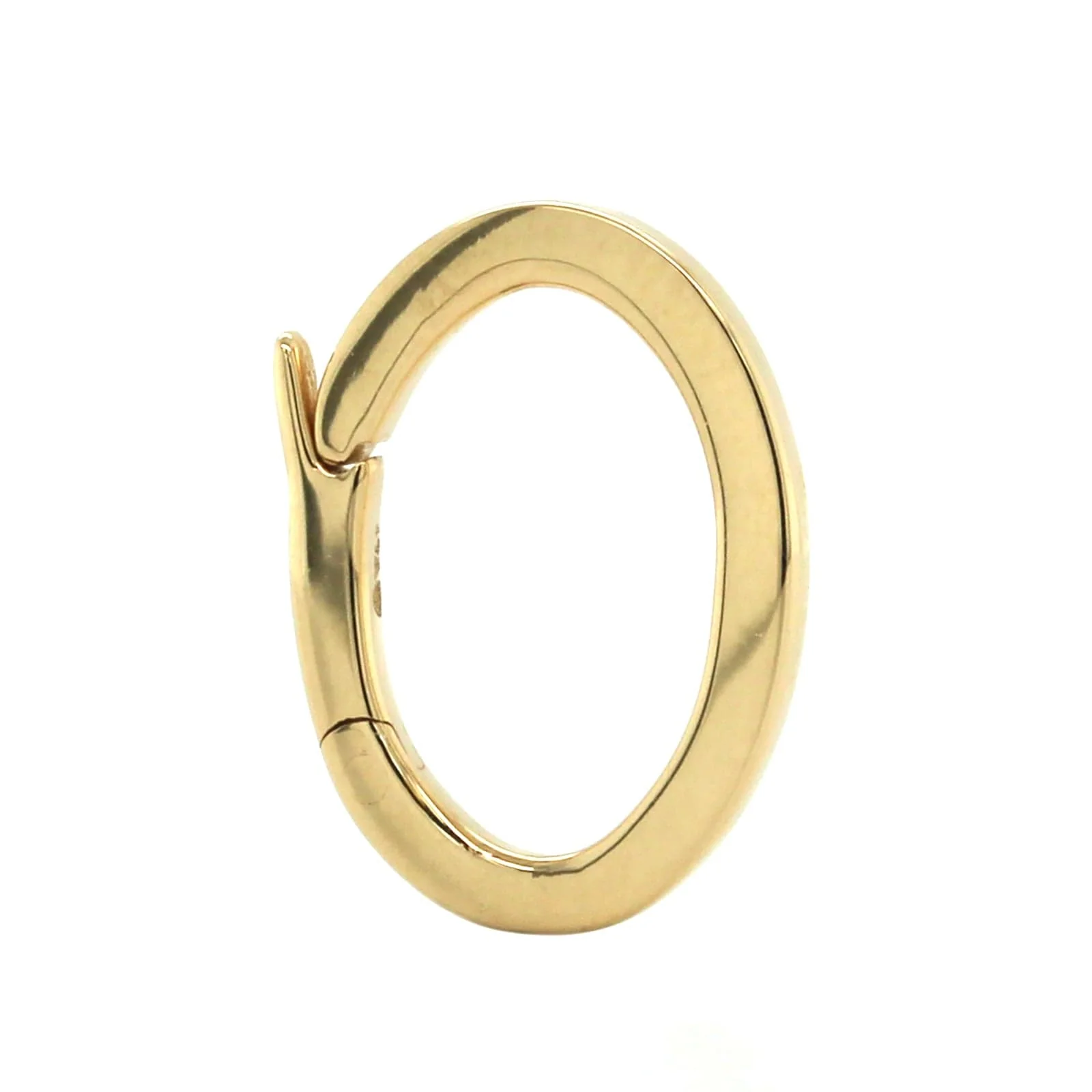 14K Yellow Gold Circle Enhancer Link