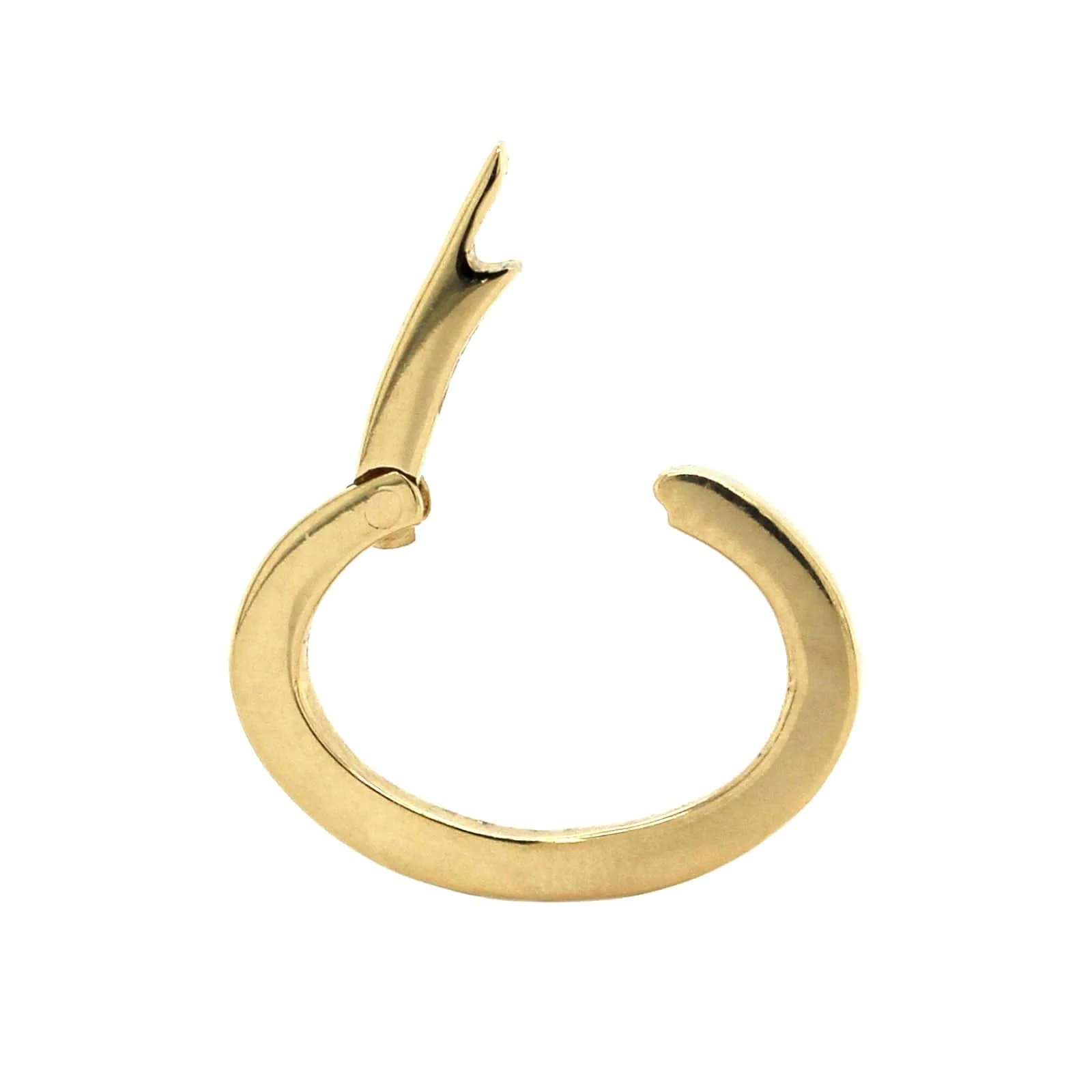 14K Yellow Gold Circle Enhancer Link - Image 2
