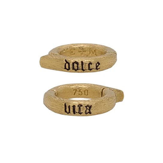 18K Yellow Gold Dolce Vita Charm Holder