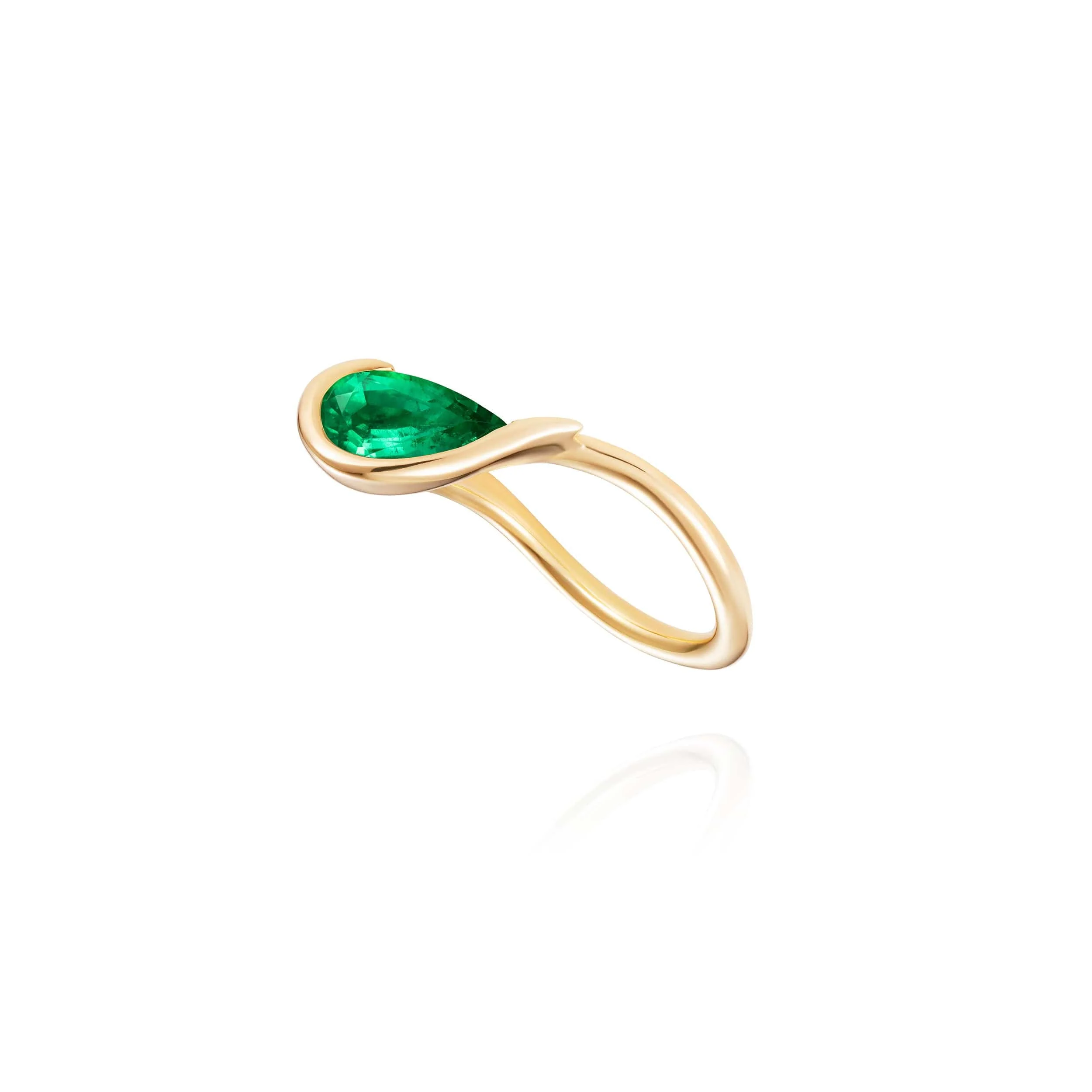 Fernando Jorge 18K Yellow Gold and Emerald Ignite Ring