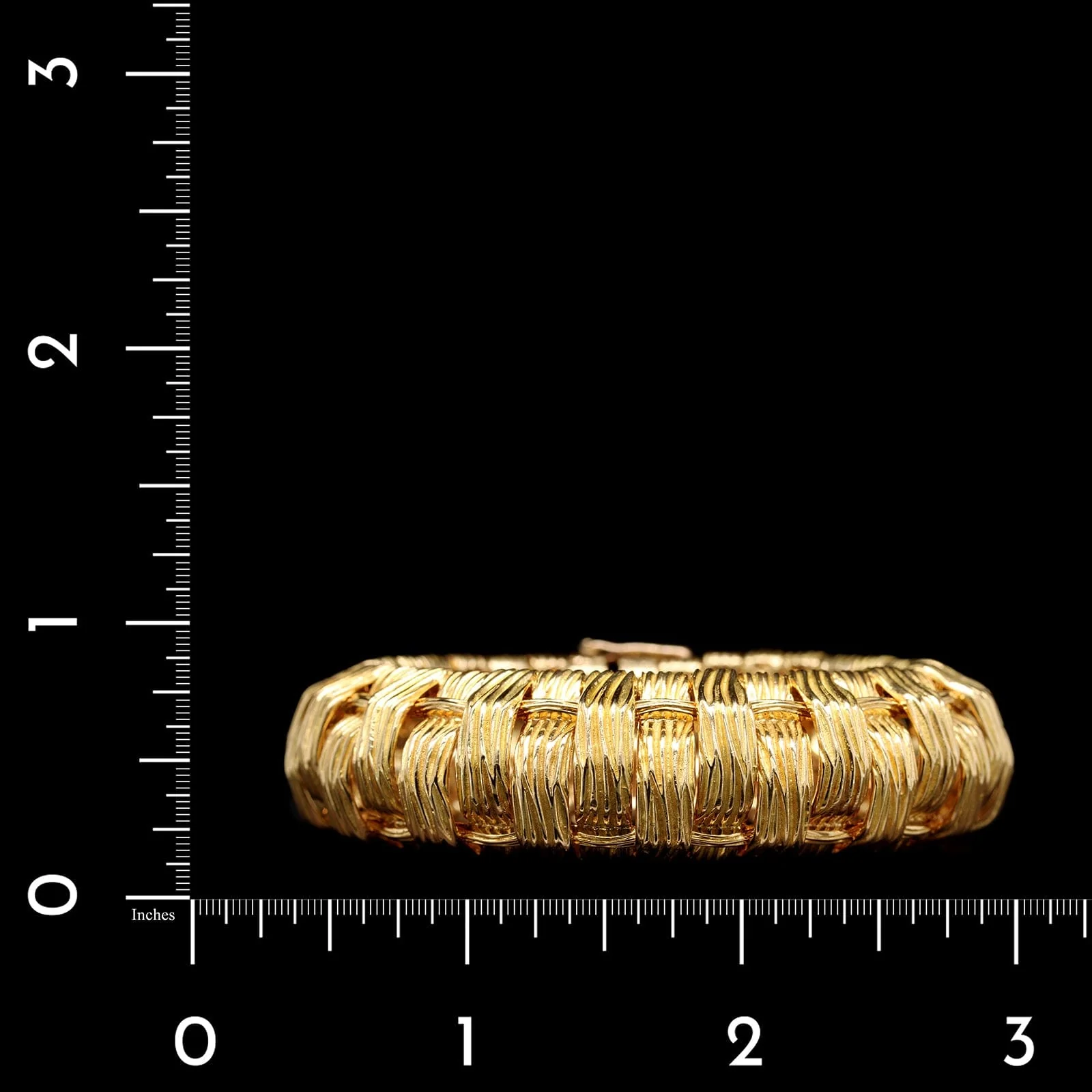 Vintage Bulgari 18K Yellow Gold Estate Bracelet - Image 3