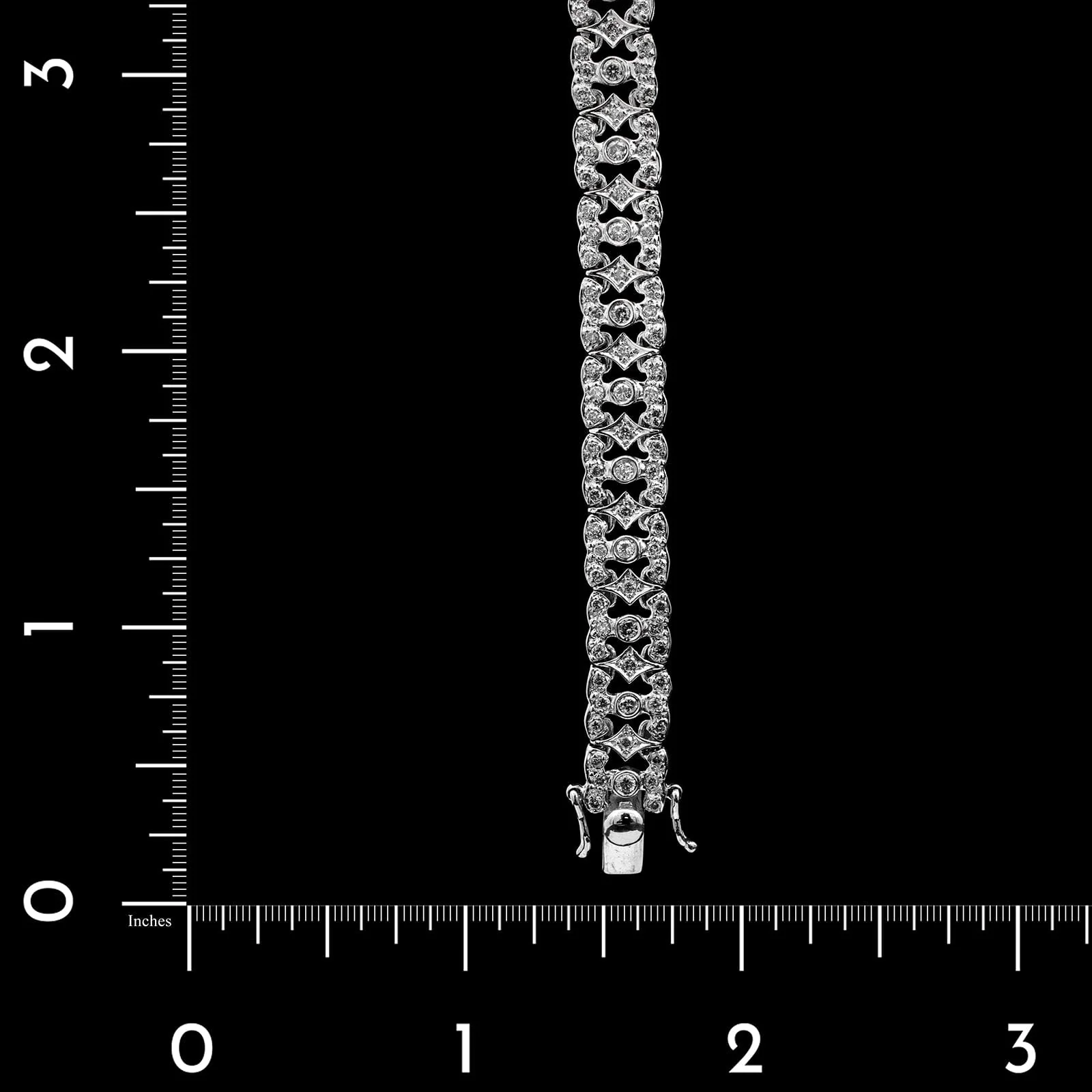 Platinum Estate Diamond Bracelet - Image 2