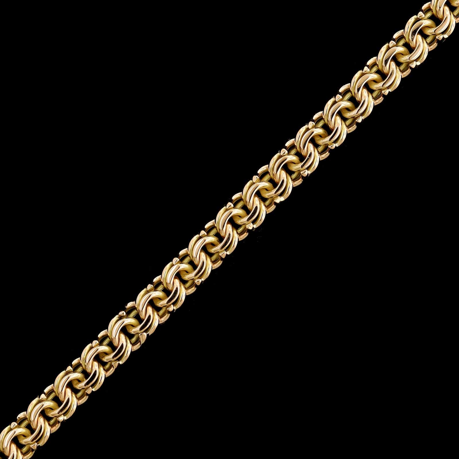 18K Yellow Gold Estate Charm Bracelet - Image 2