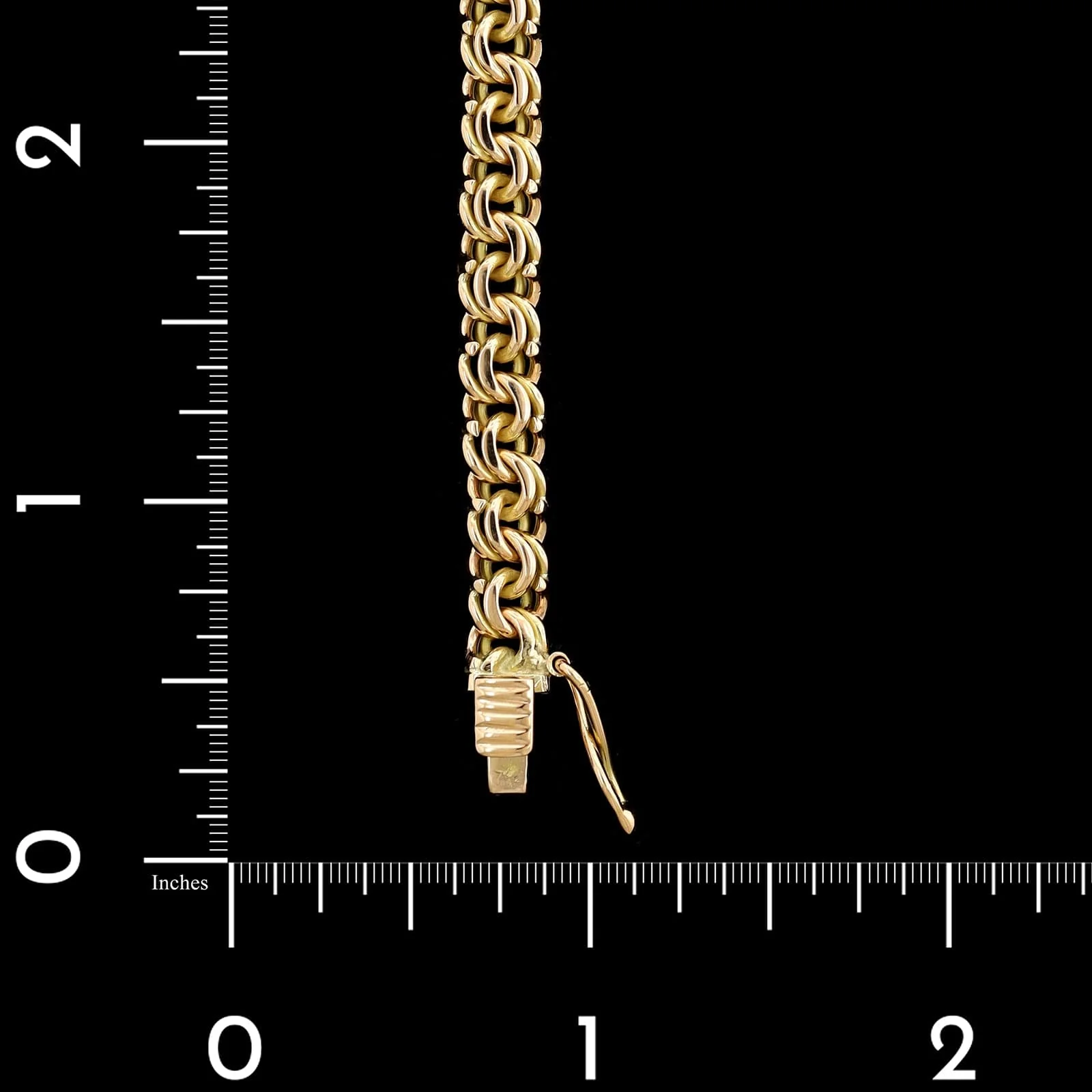 18K Yellow Gold Estate Charm Bracelet - Image 3