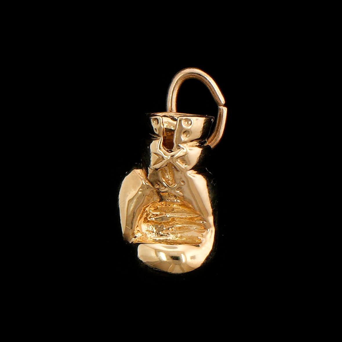 14K Yellow Gold Estate Boxing Glove Charm
