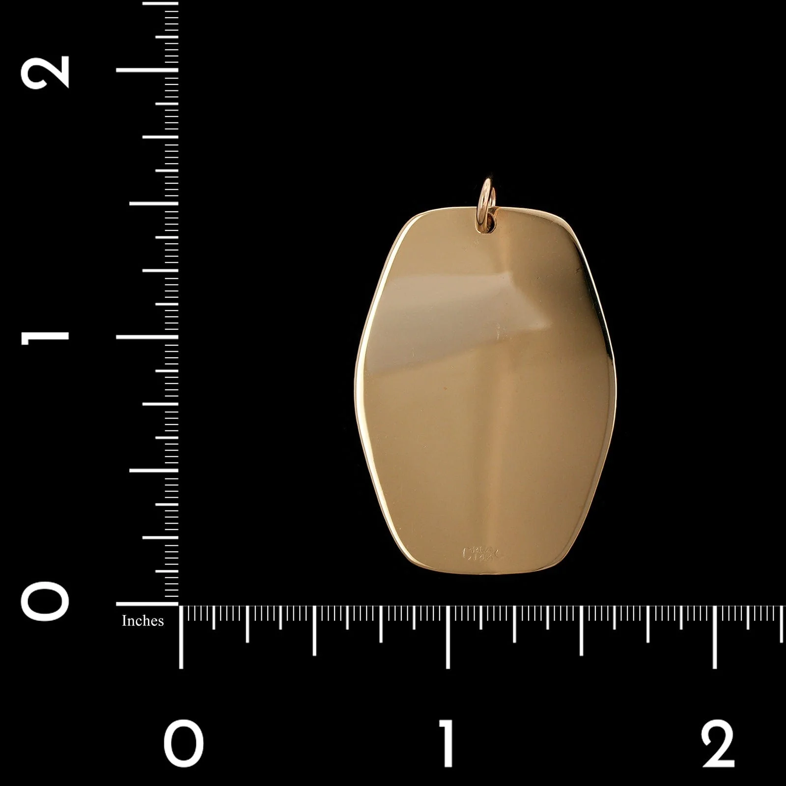 14K Yellow Gold Estate Anubis Egyptian God Pendant - Image 2