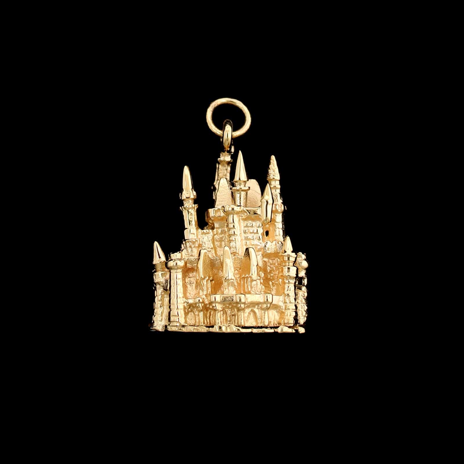 14K Yellow Gold Estate Disney Magic Kingdom Castle Charm - Image 2