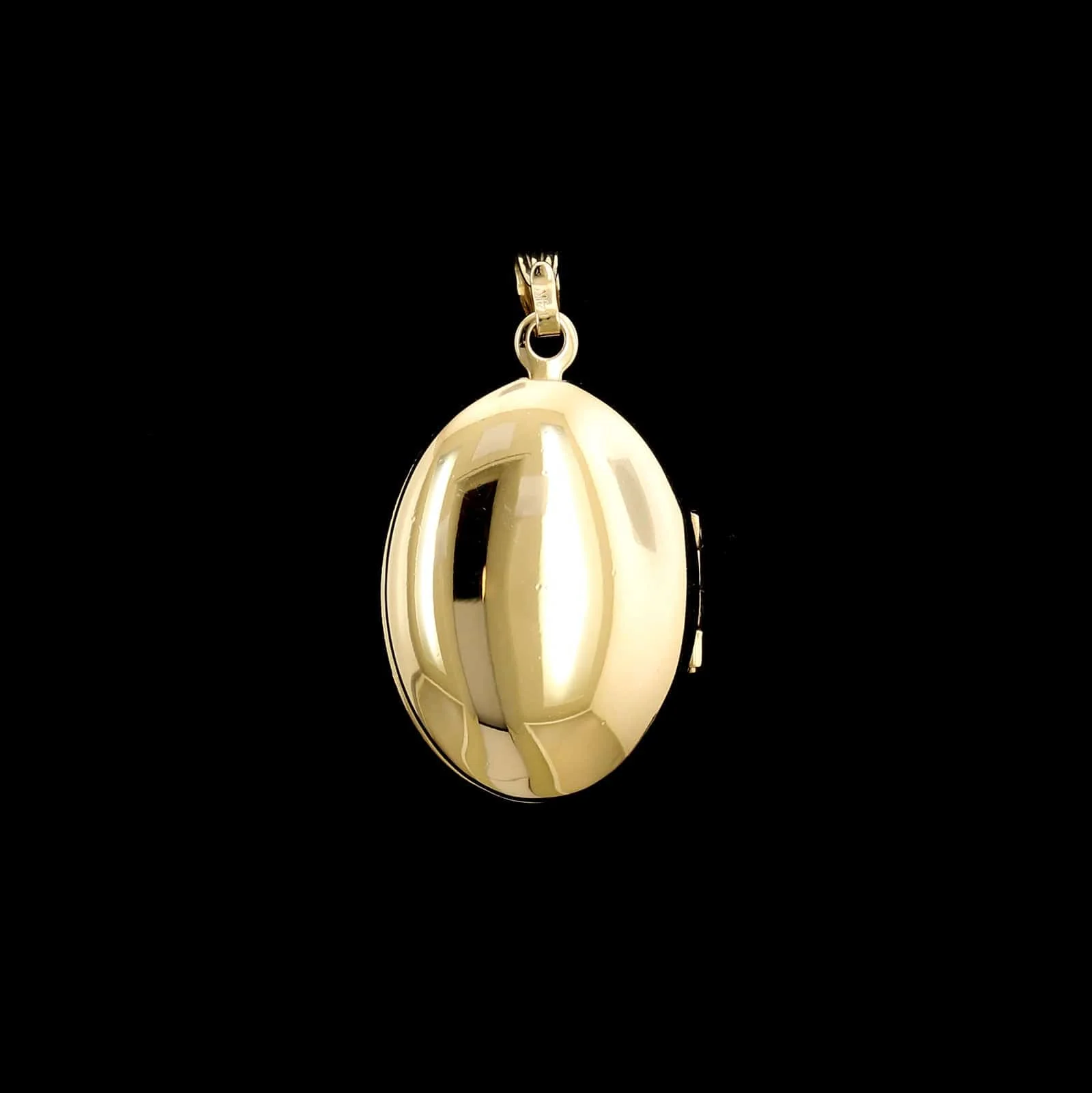 14K Yellow Gold Estate Crucifix Locket - Image 2