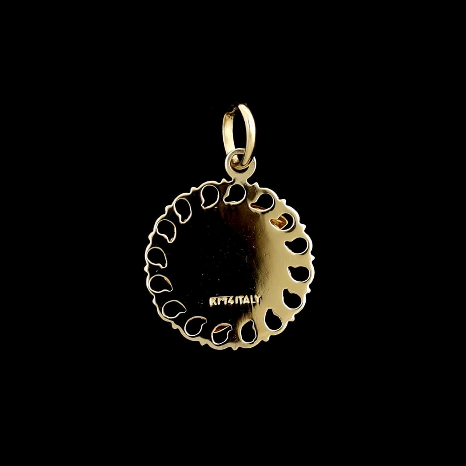 14K Yellow Gold Estate Nefertiti Charm - Image 2