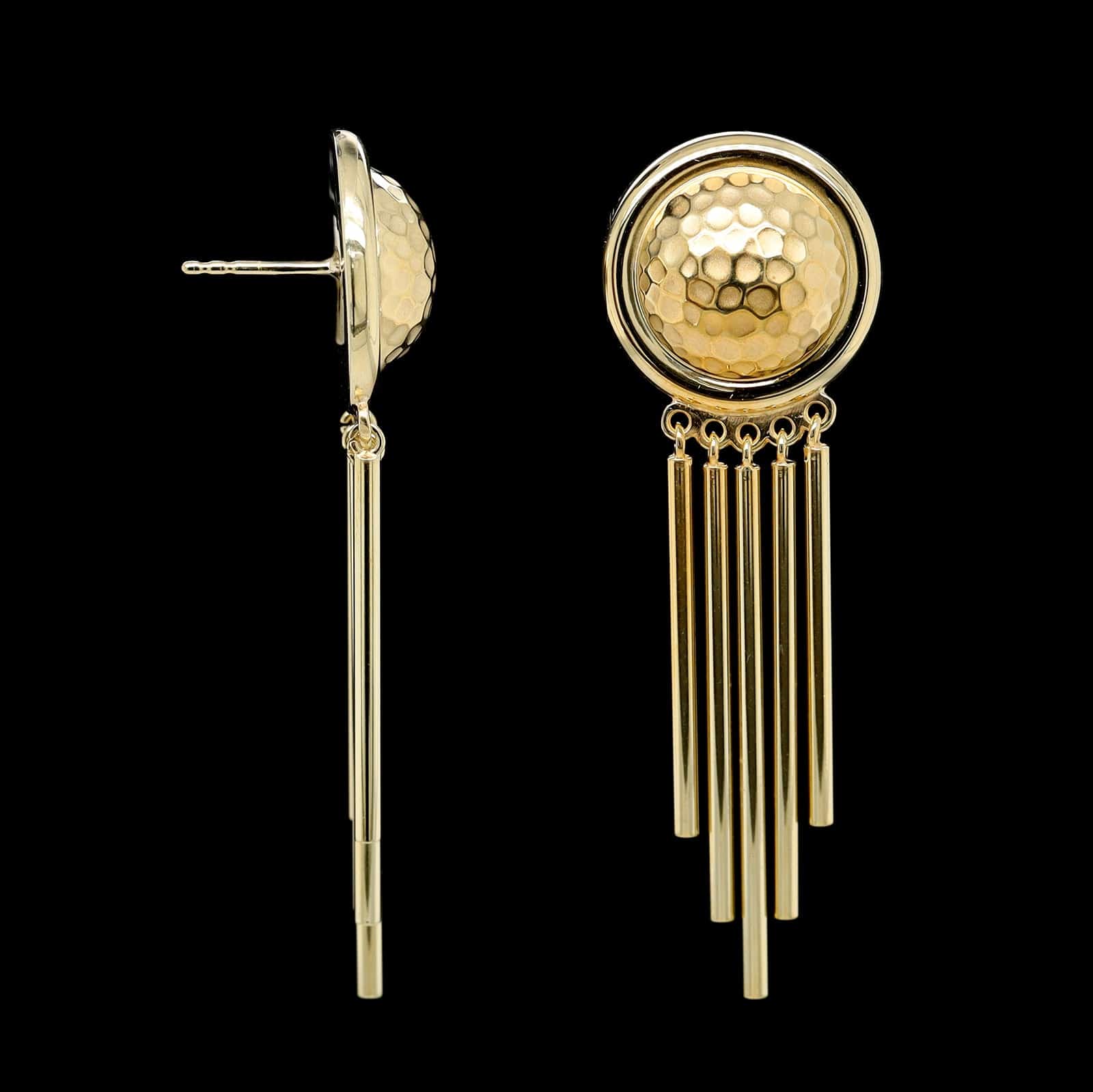 14K Yellow Gold Estate Earrings
