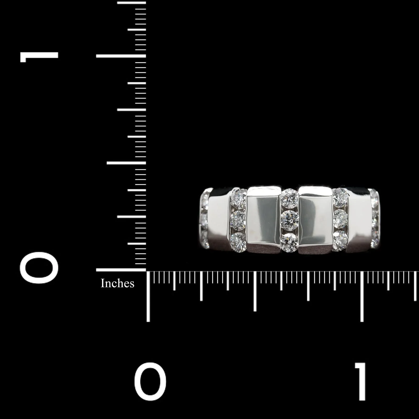 14K White Gold Estate Diamond Ring - Image 4