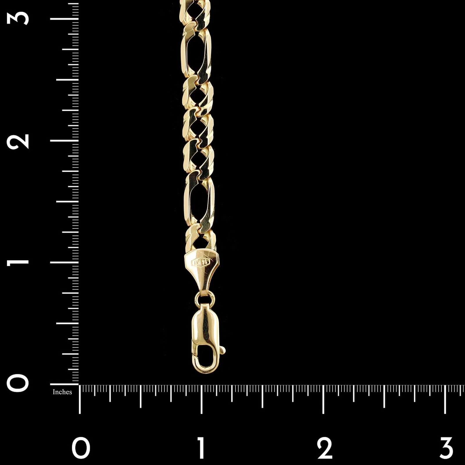 14K Yellow Gold Estate Fancy Link Bracelet - Image 3