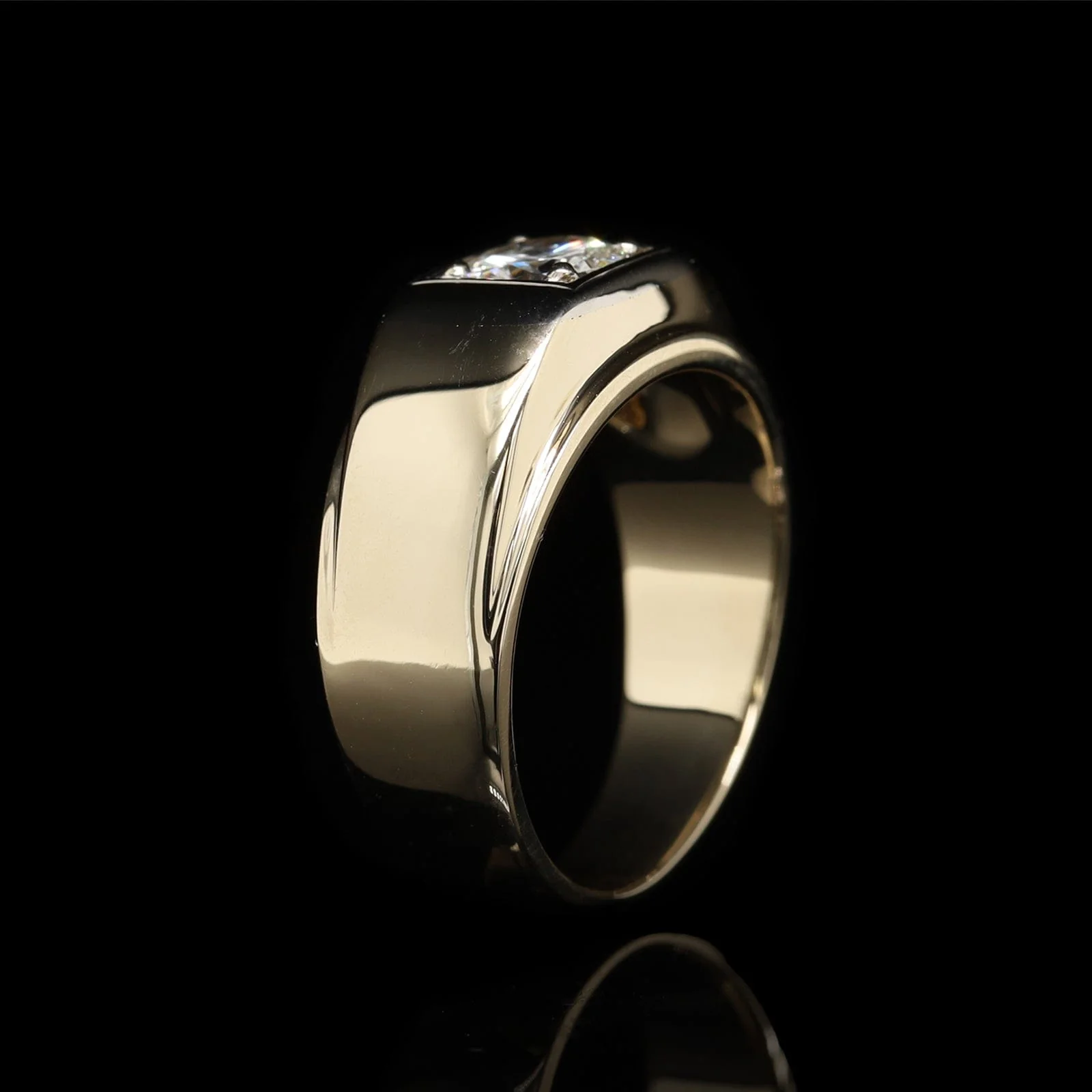 14K Two-tone Gold Estate Diamond Ring - Image 2