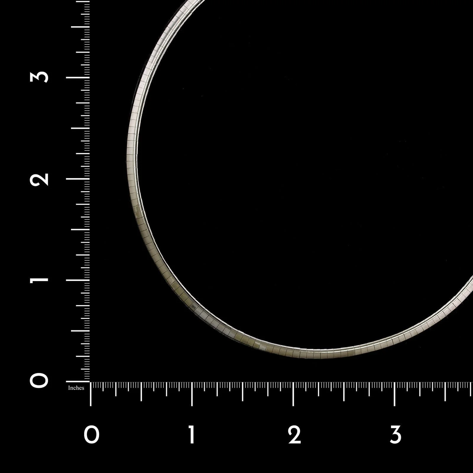 14K White Gold Estate Omega Necklace - Image 3