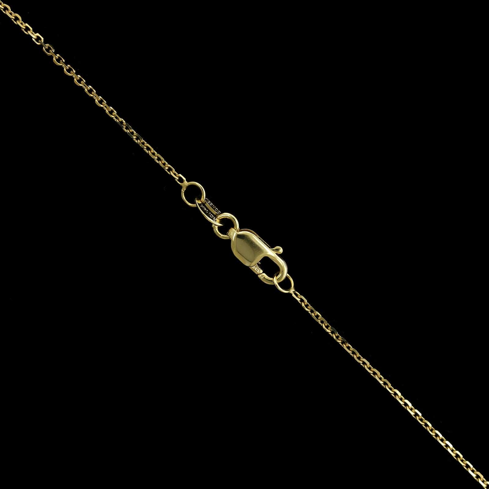 14K Yellow Gold Estate Diamond Pendant - Image 3