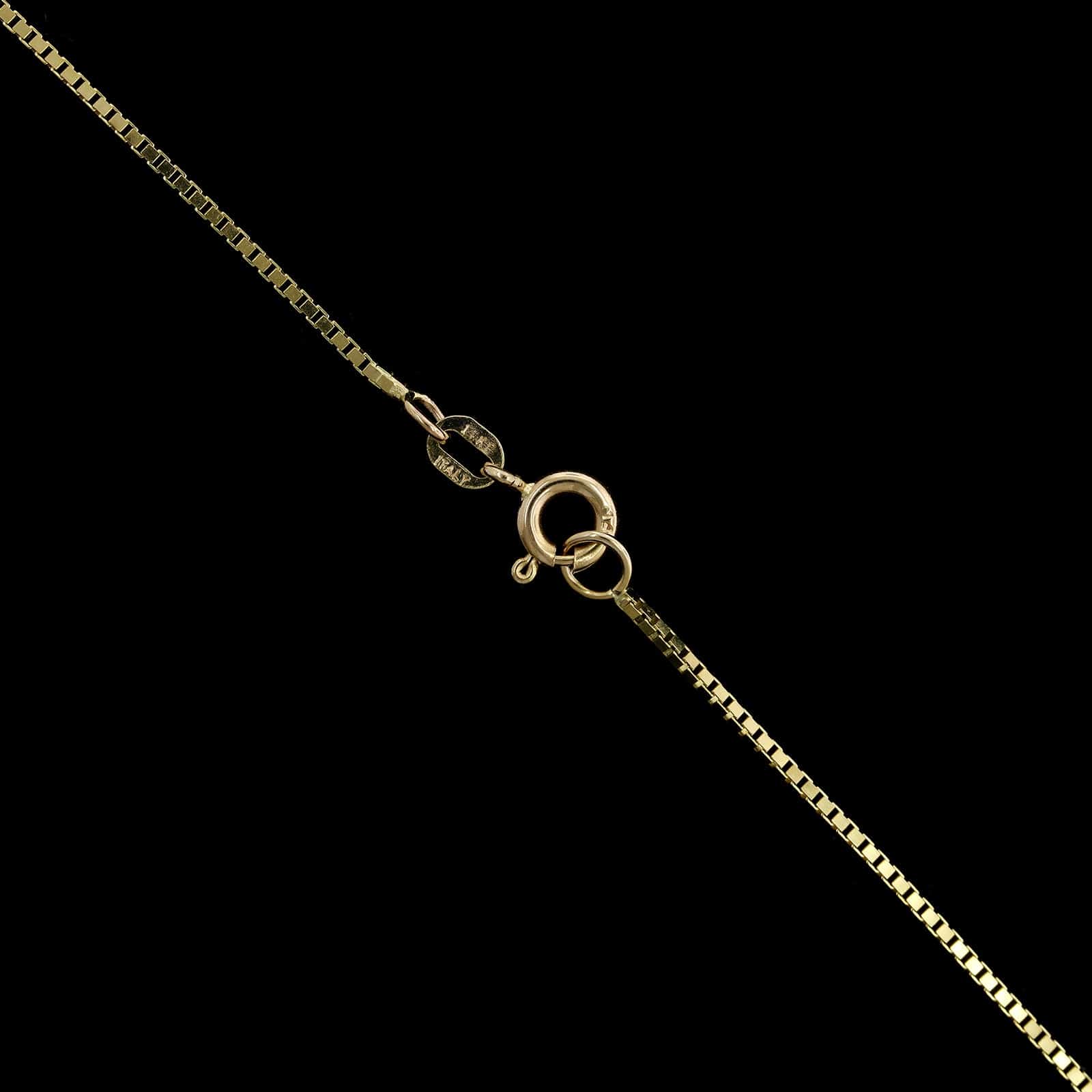 14K Yellow Gold Estate Diamond Necklace - Image 3