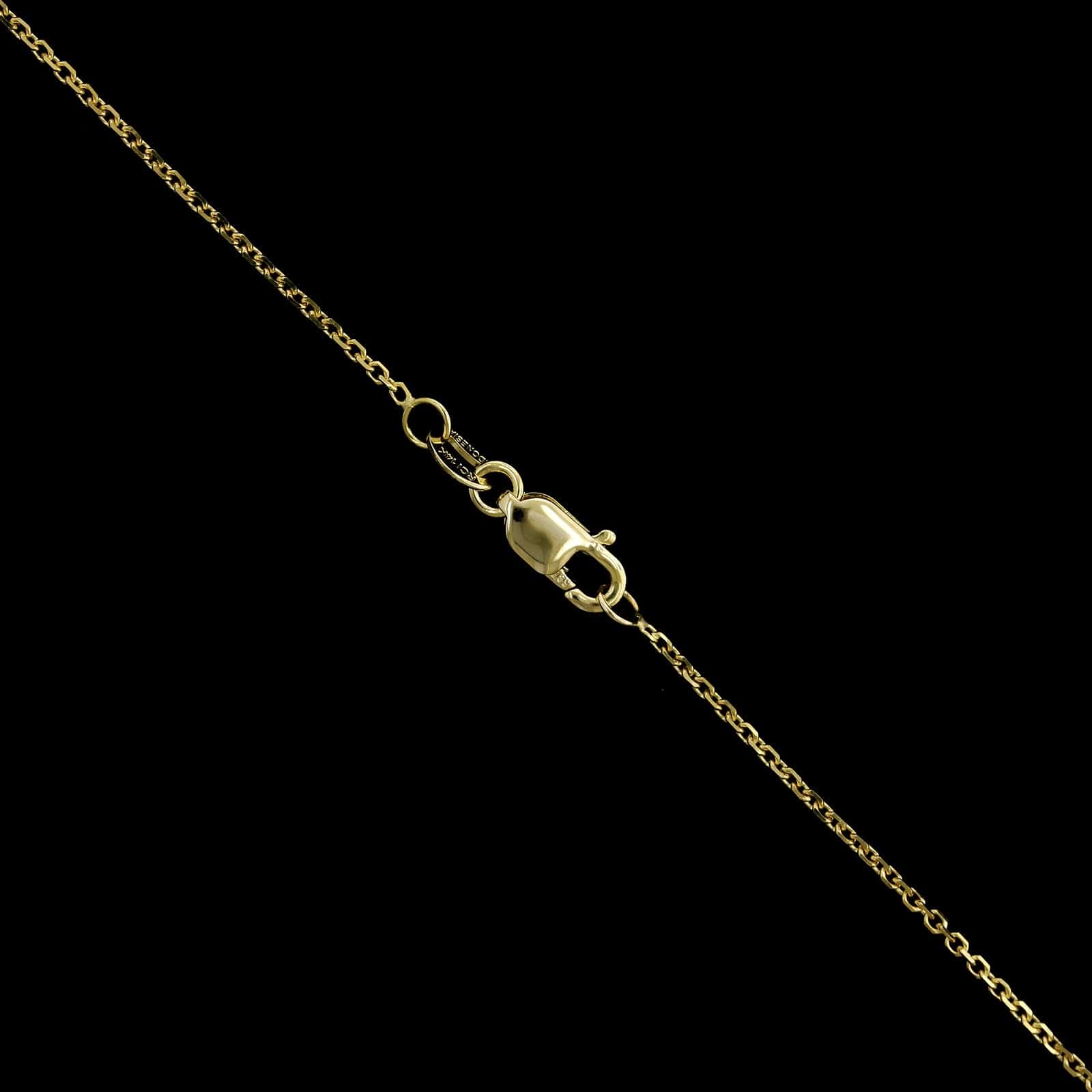 14K Yellow Gold Estate Diamond Necklace - Image 3