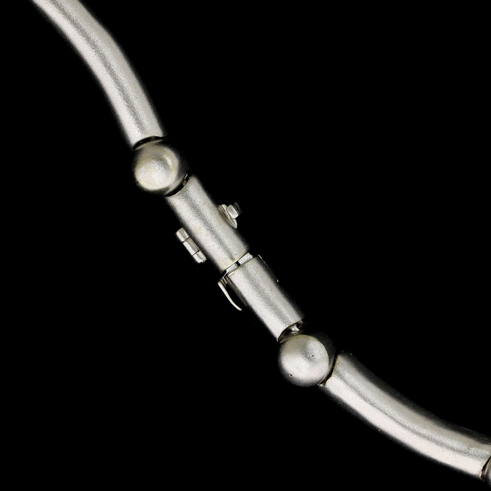 14K White Gold Estate Diamond Necklace - Image 3