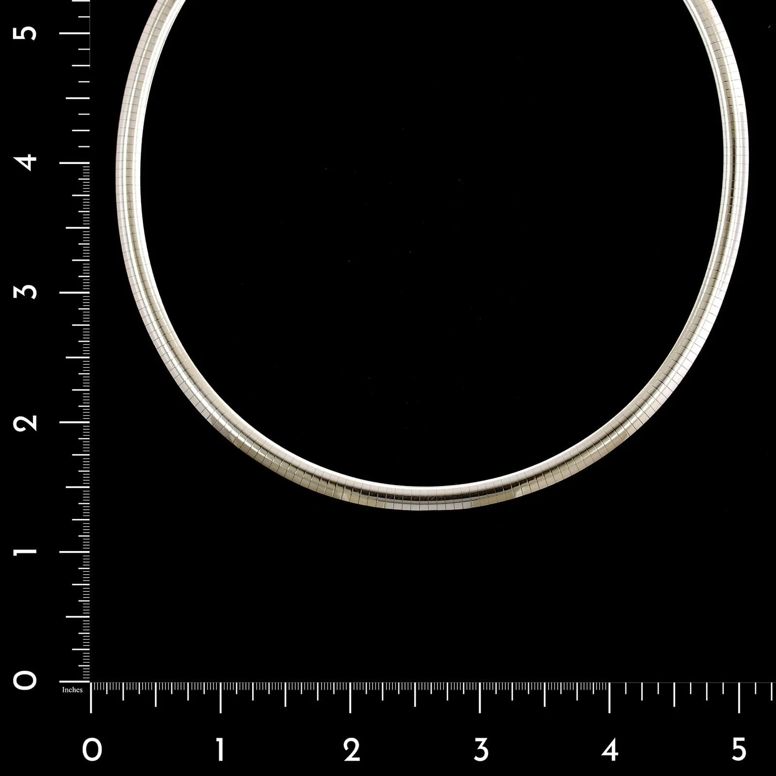 14K White Gold Estate Omega Necklace - Image 3