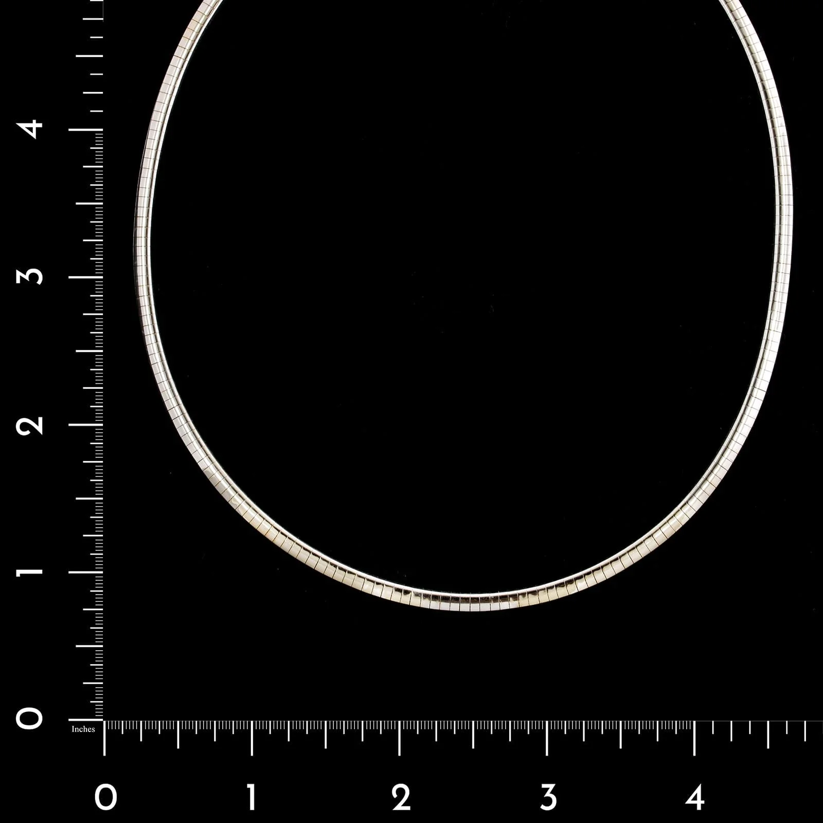 14K White Gold Estate Omega Necklace - Image 3