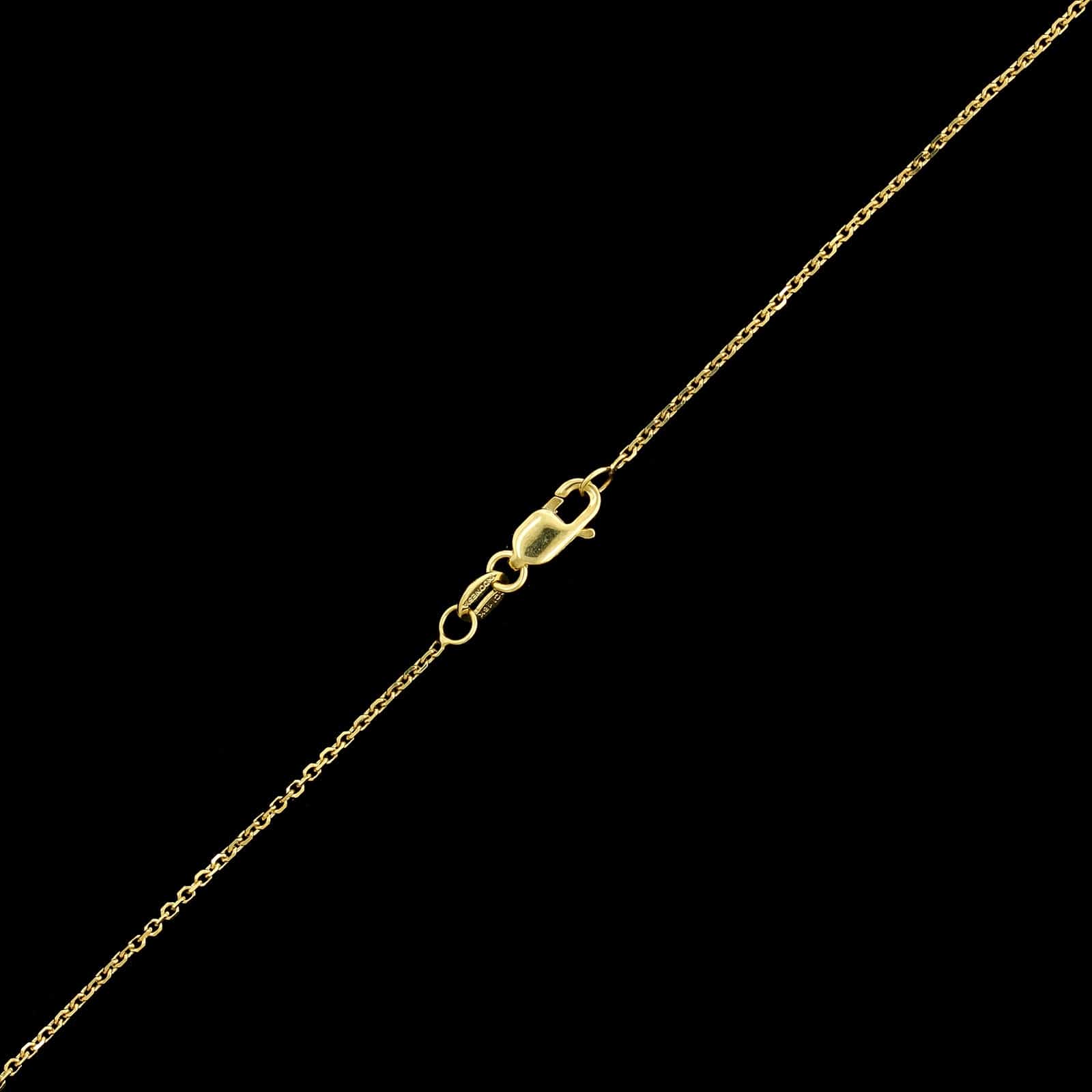 18K Yellow Gold Estate Lion Head Pendant Necklace - Image 3