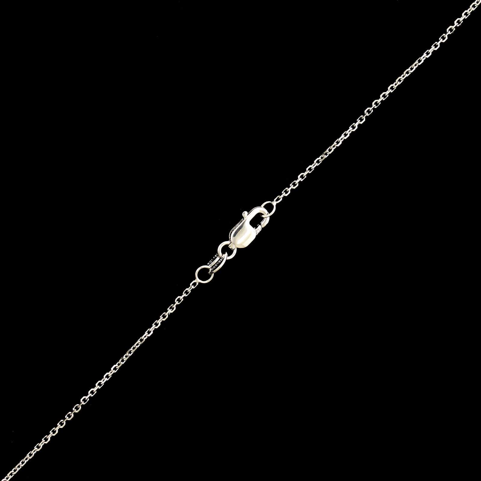 18K White Gold Estate Diamond Pendant - Image 3