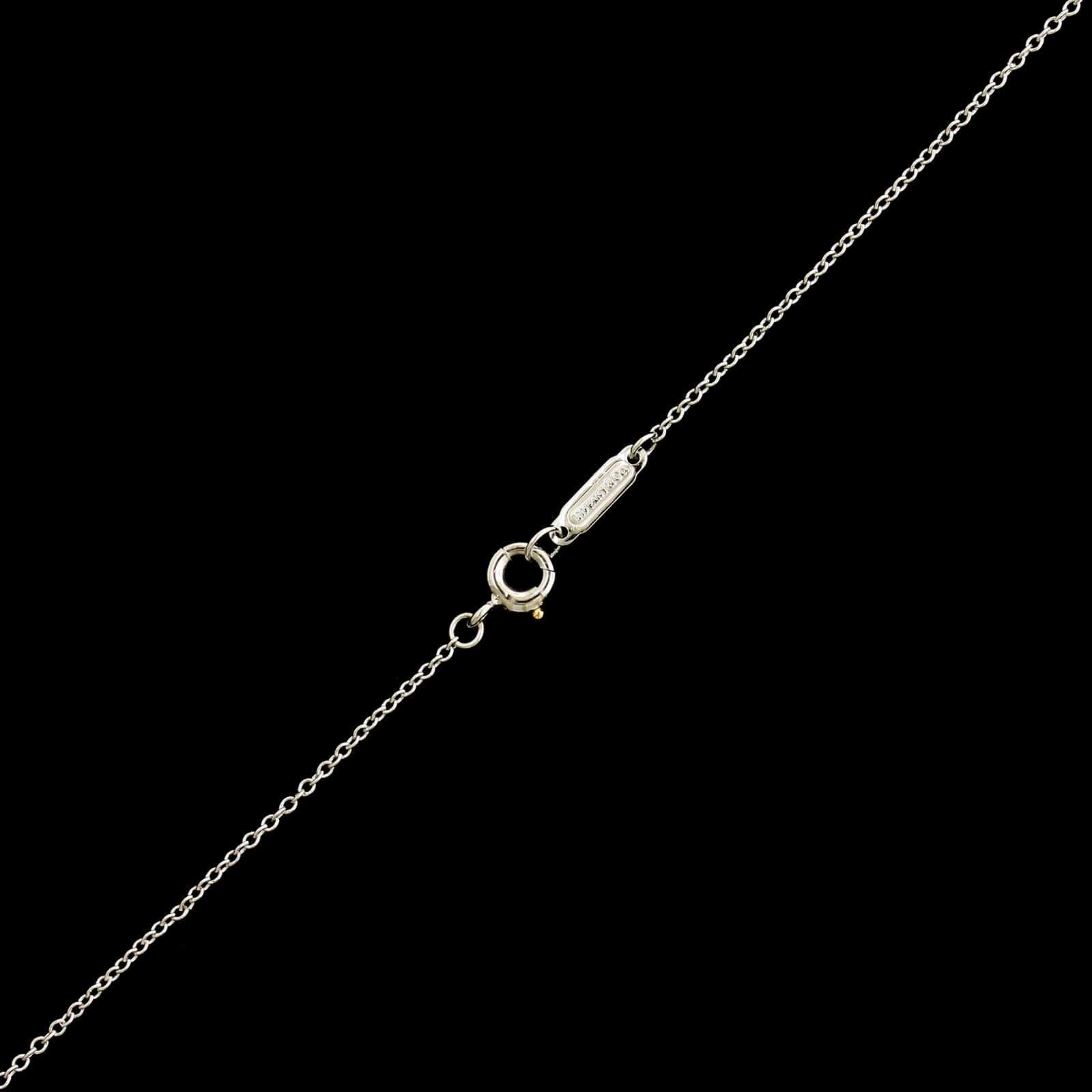 Tiffany & Co. Platinum Estate Tahitian Pearl and Diamond Fireworks Pendant Necklace - Image 3