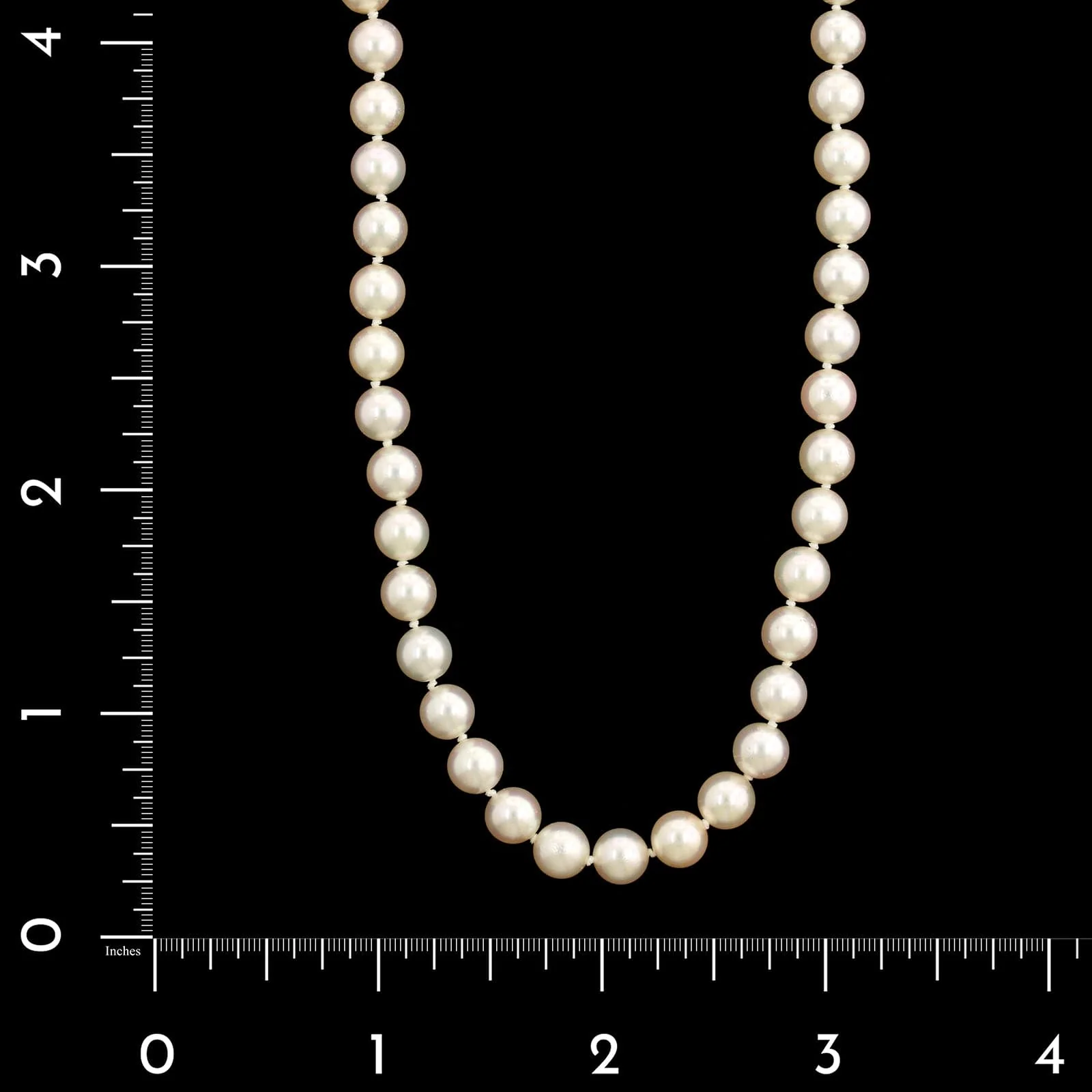 Mikimoto 14K Yellow Gold Estate Pearl Necklace - Image 3