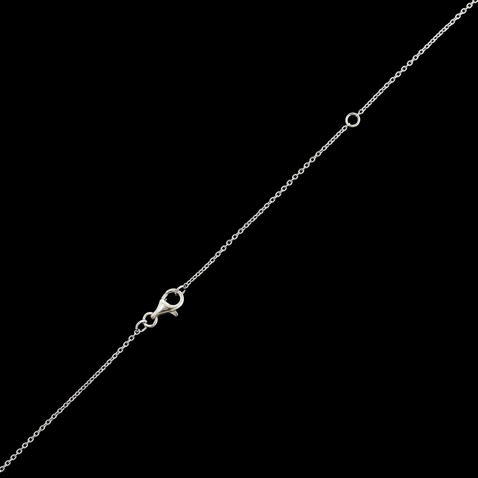 18K White Gold Estate Diamond Necklace - Image 3