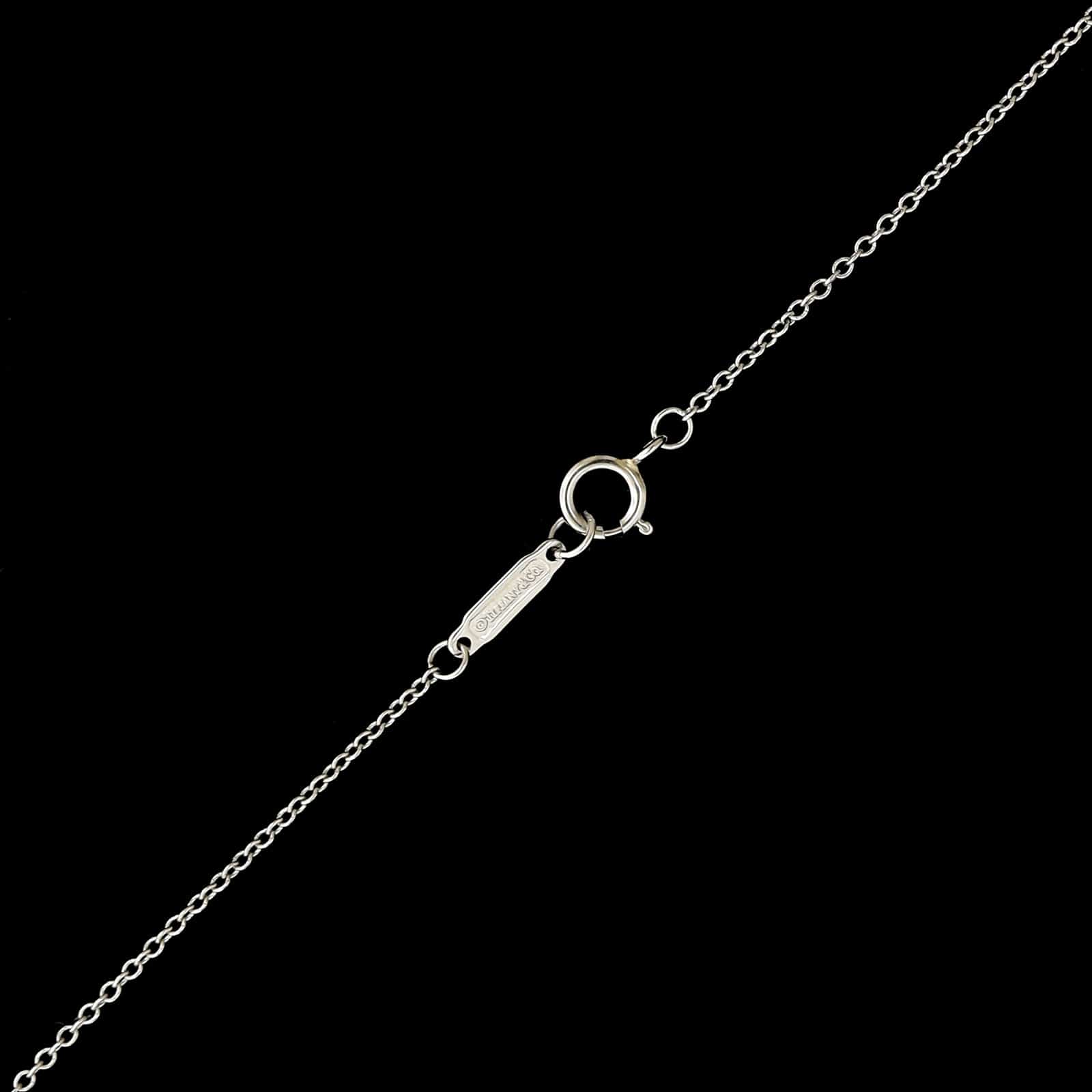 Tiffany &amp; Co. Platinum Estate Pape Flower Diamond Necklace - Image 3