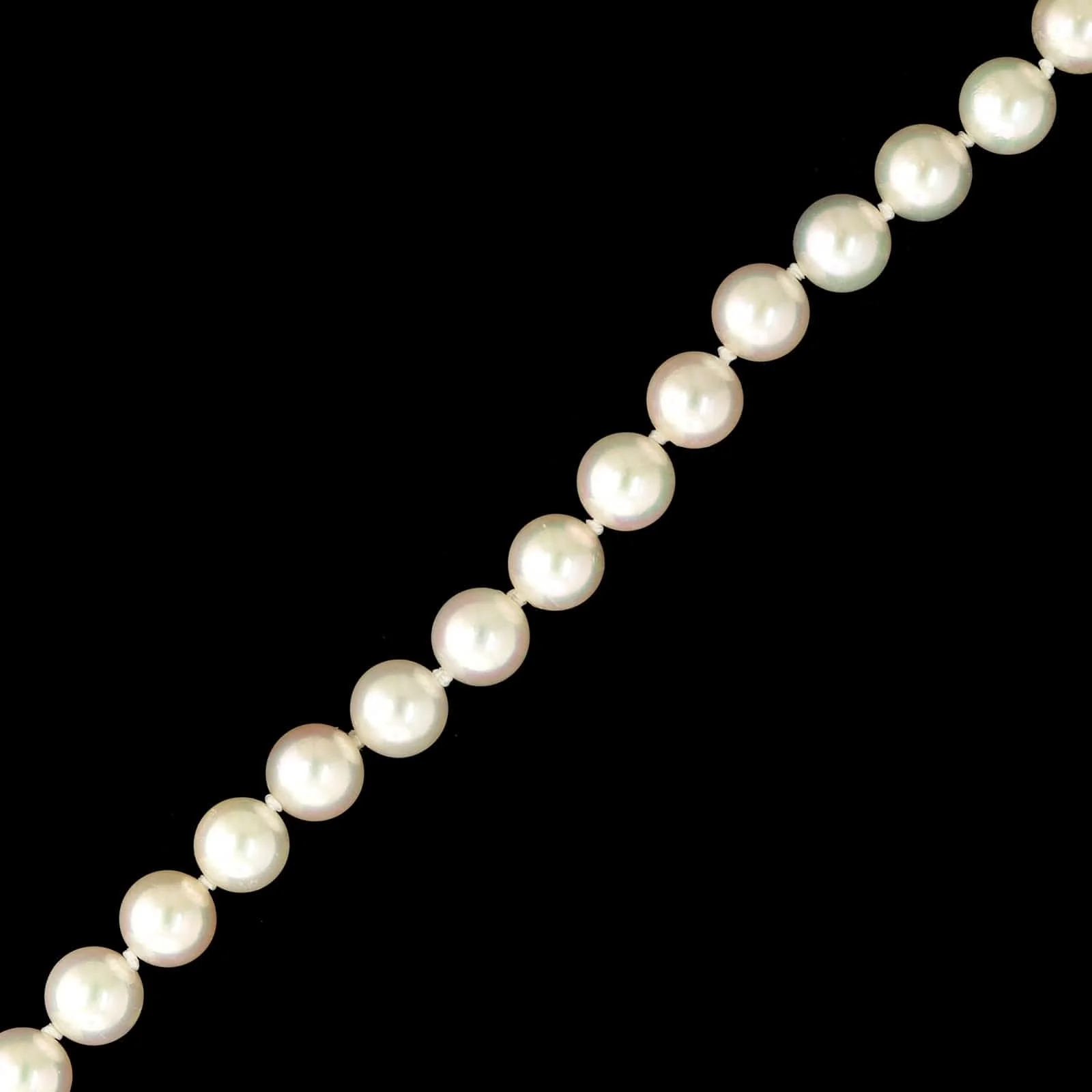 Estate Cultured Pearl Necklace - Image 3