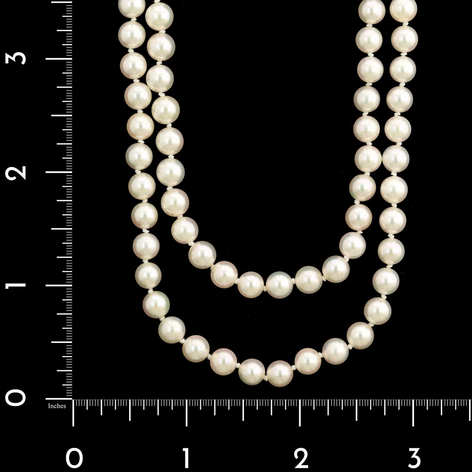Estate Cultured Pearl Necklace - Image 4
