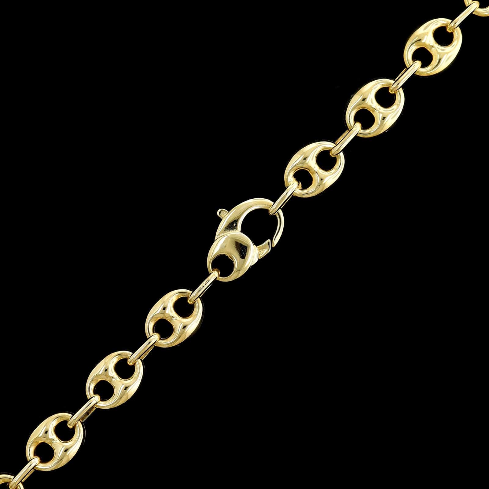 14K Yellow Gold Estate Mariner Link Necklace - Image 2
