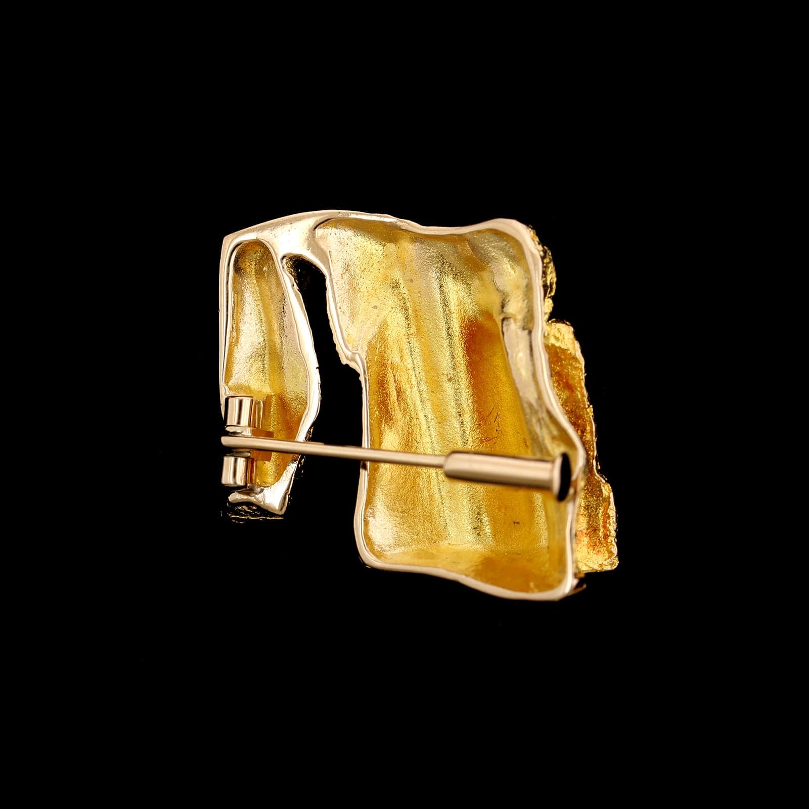 Bjorn Weckstrom Lapponia 14K Yellow Gold Estate Pin - Image 2
