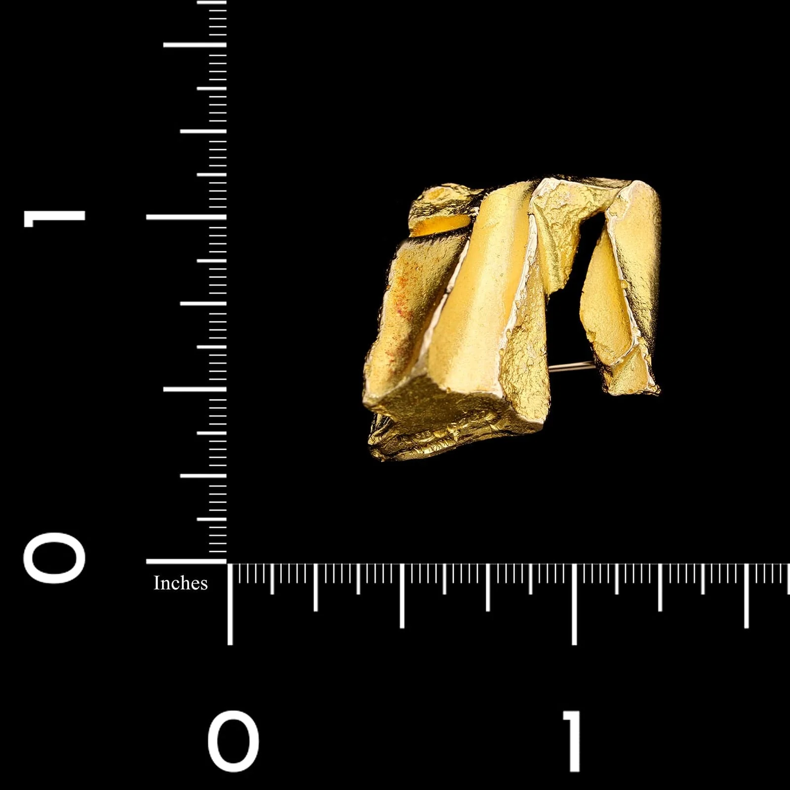 Bjorn Weckstrom Lapponia 14K Yellow Gold Estate Pin - Image 3