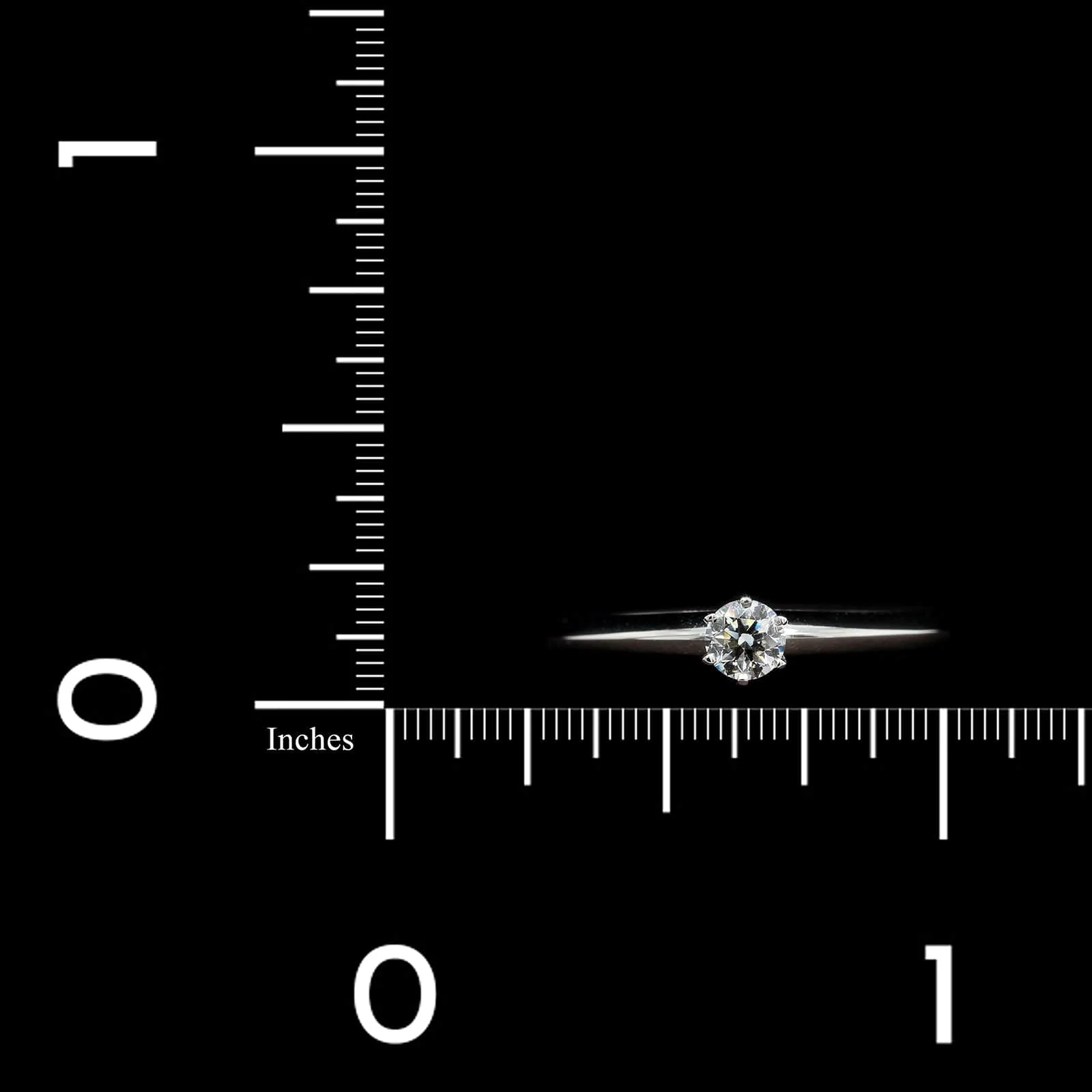Tiffany & Co. Platinum Estate Diamond Ring - Image 4