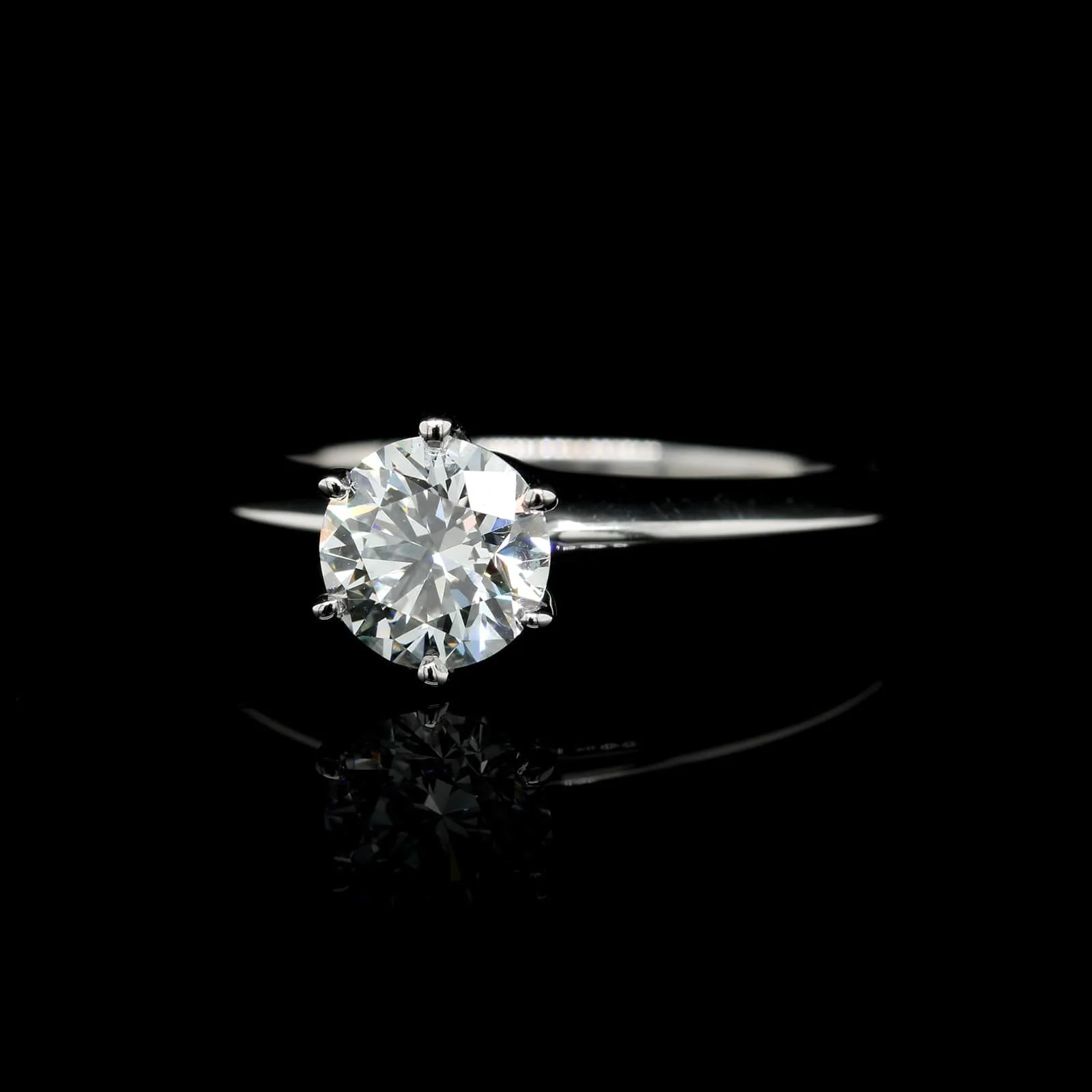 Tiffany & Platinum Estate Diamond Engagement Ring