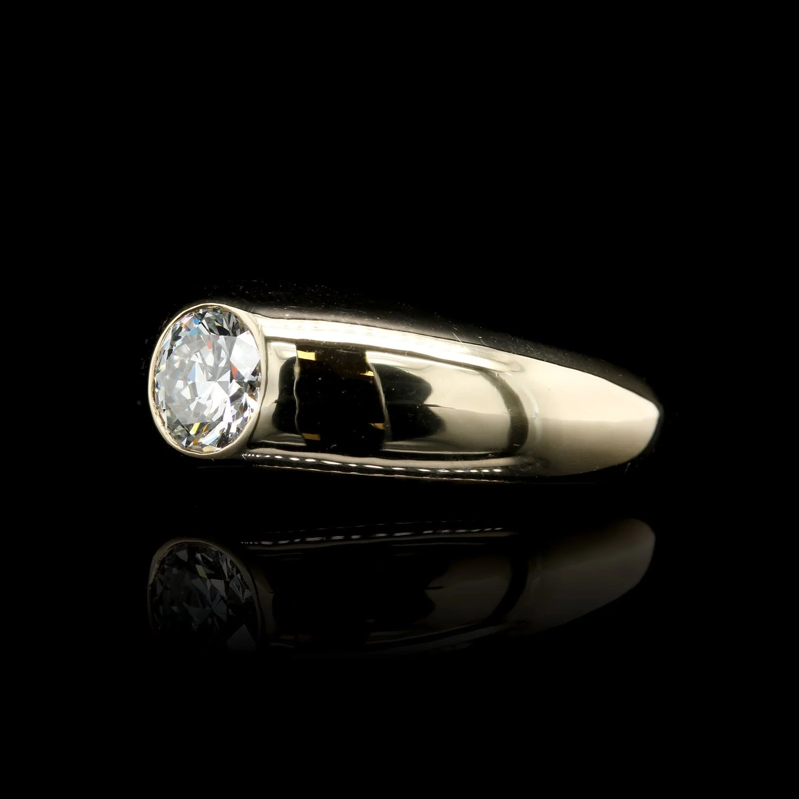 14K Yellow Gold Estate Diamond Ring