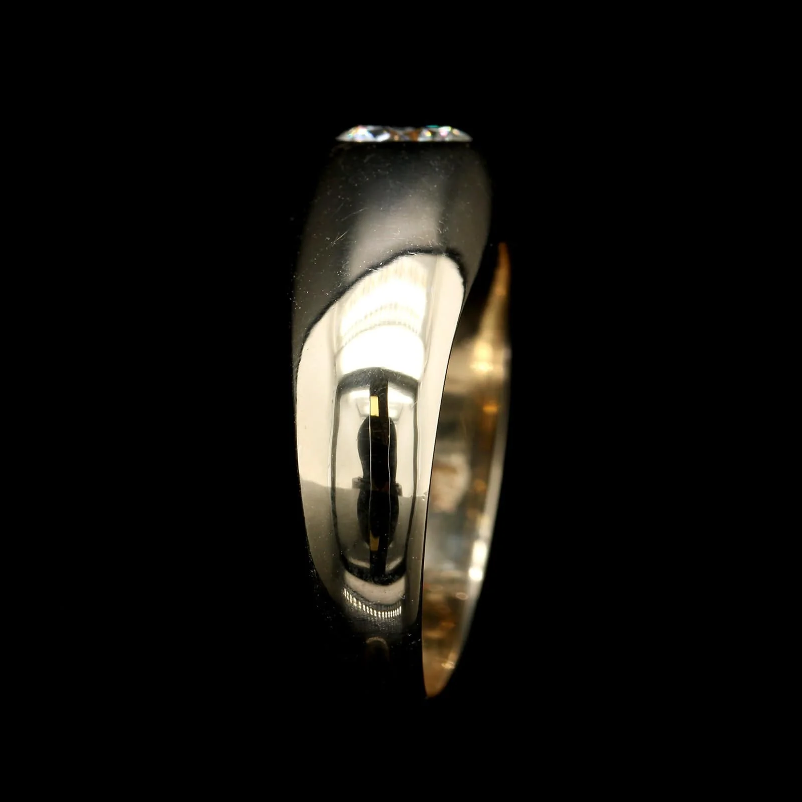 14K Yellow Gold Estate Diamond Ring - Image 2