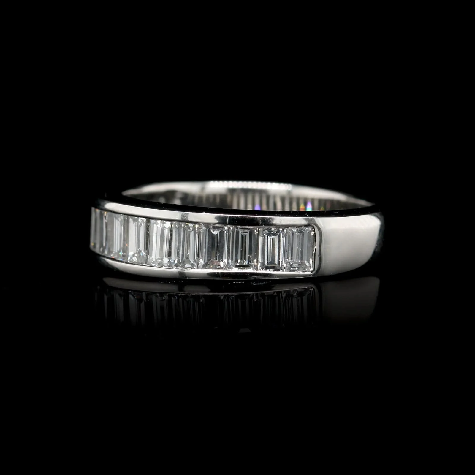 Platinum Estate Diamond Band