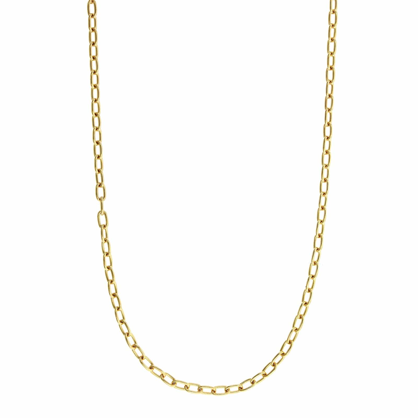 14K Yellow Gold Light Slim Chain Necklace