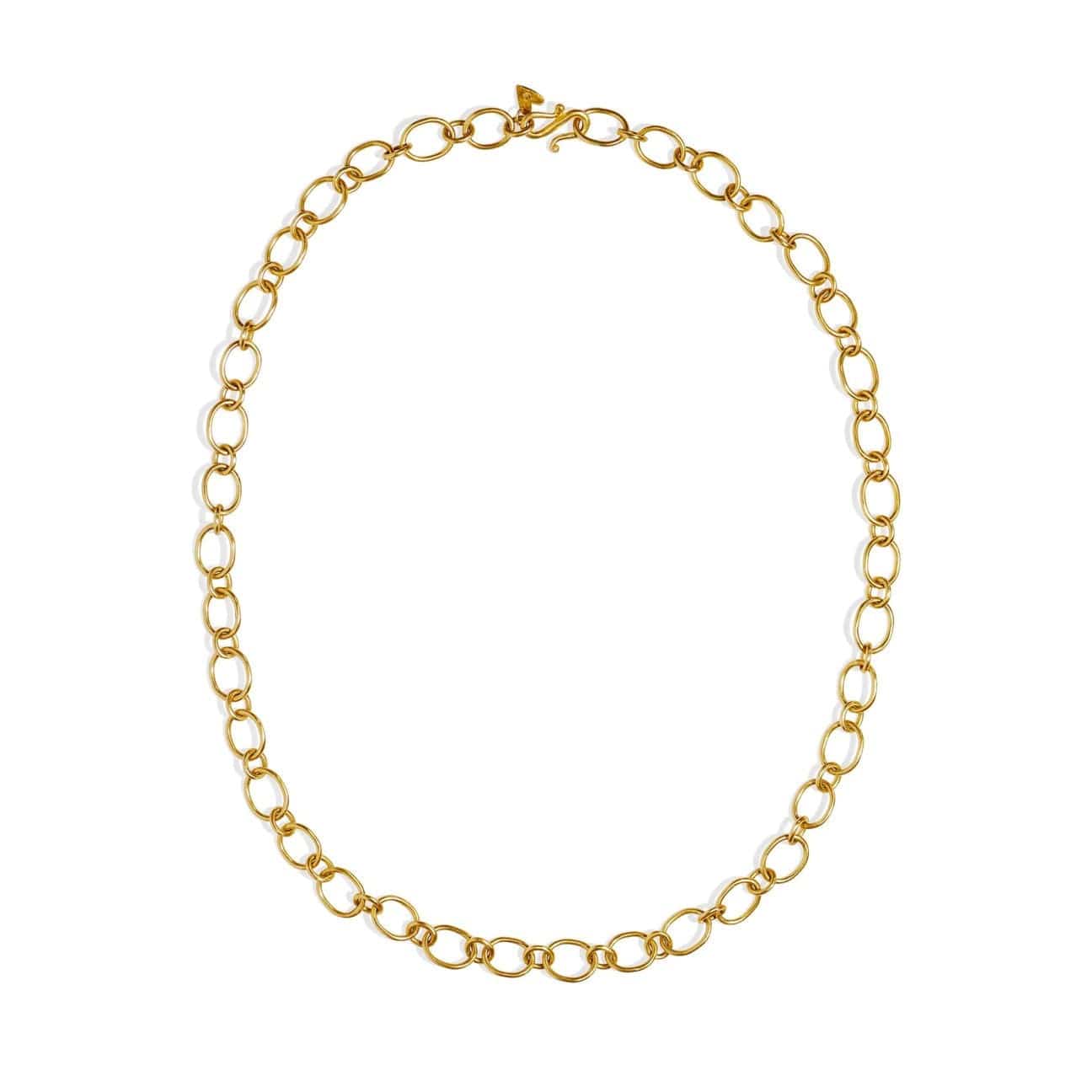Christina Alexiou 14K Yellow Gold Oval Chain Necklace