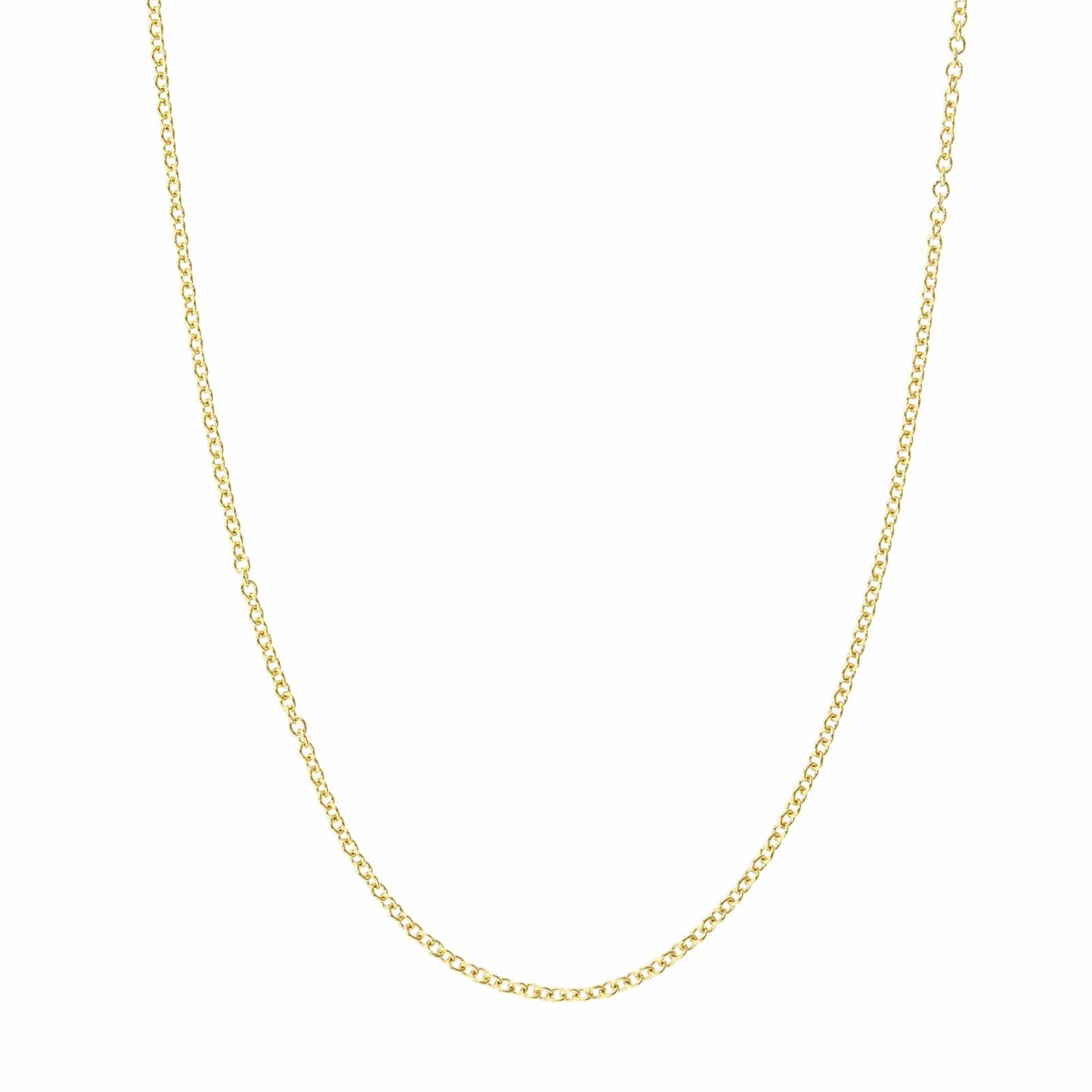 14K Yellow Gold Cable Chain Necklace