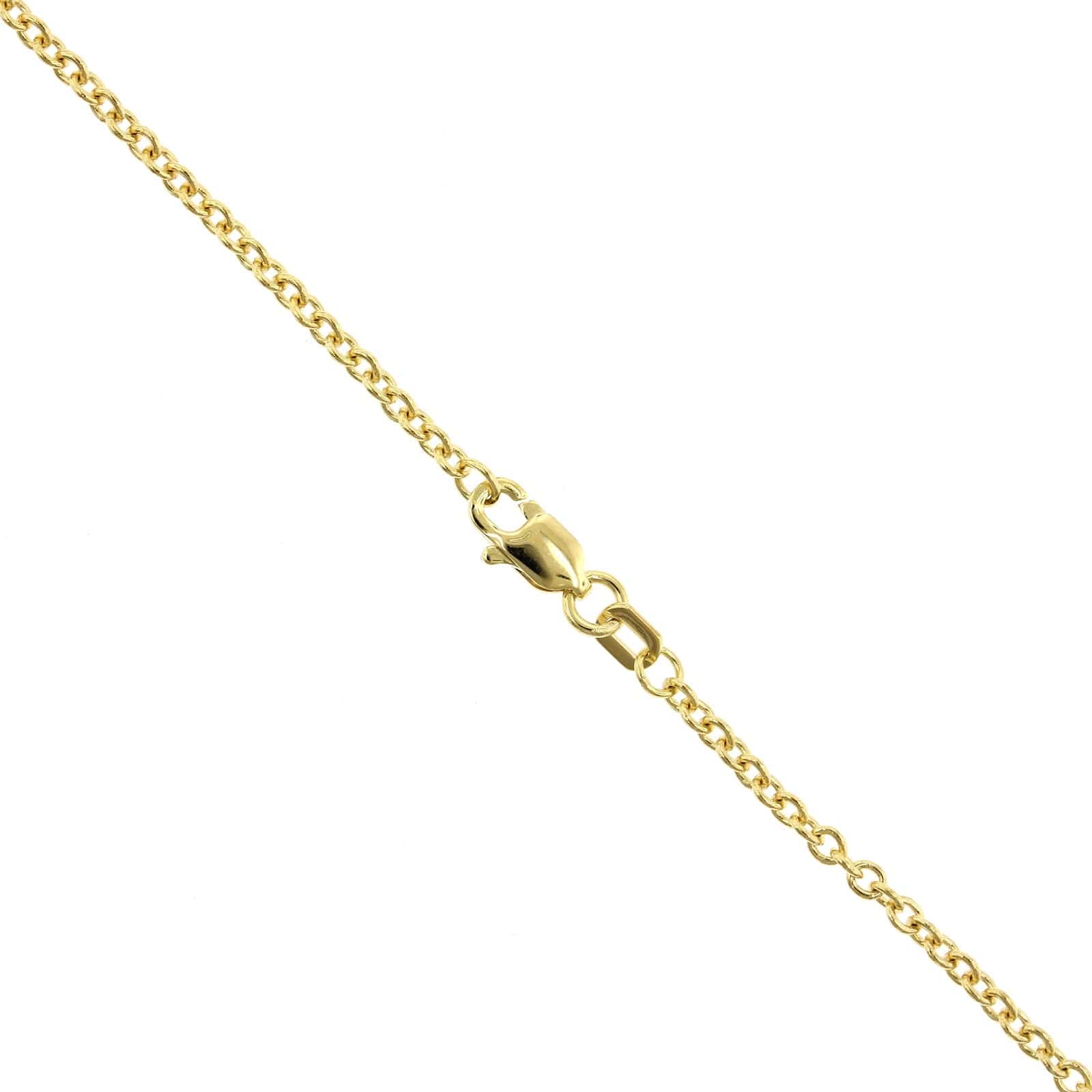 14K Yellow Gold Cable Chain Necklace - Image 2