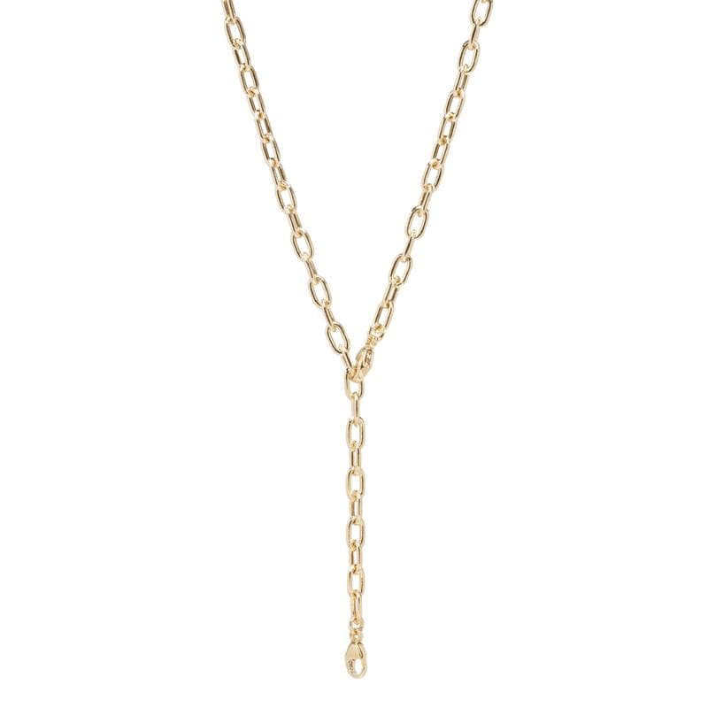 14K Yellow Gold Link Chain with Lobster Clasps Necklace