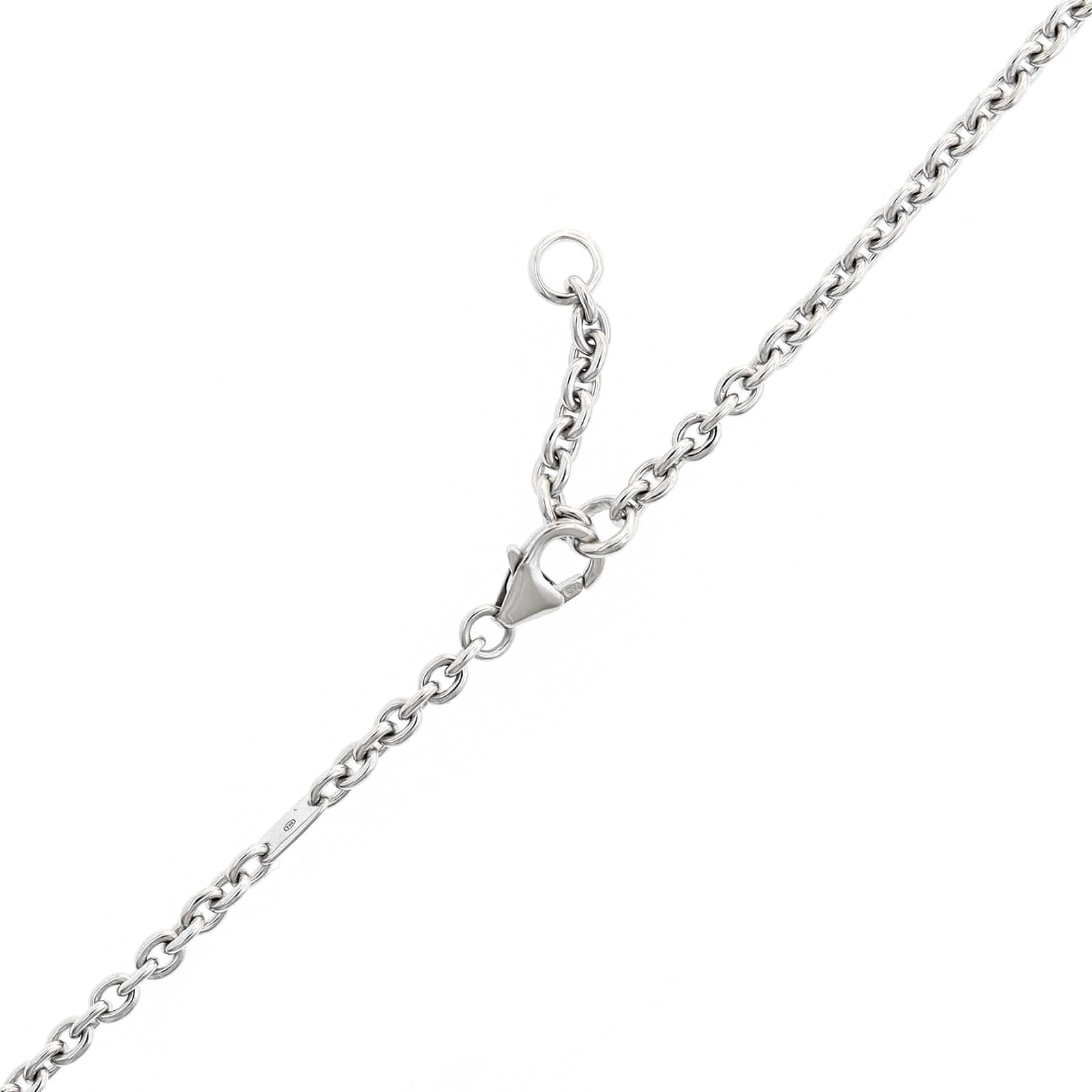 Etho Maria 18K White Gold Multi Shaped Diamond Necklace - Image 3