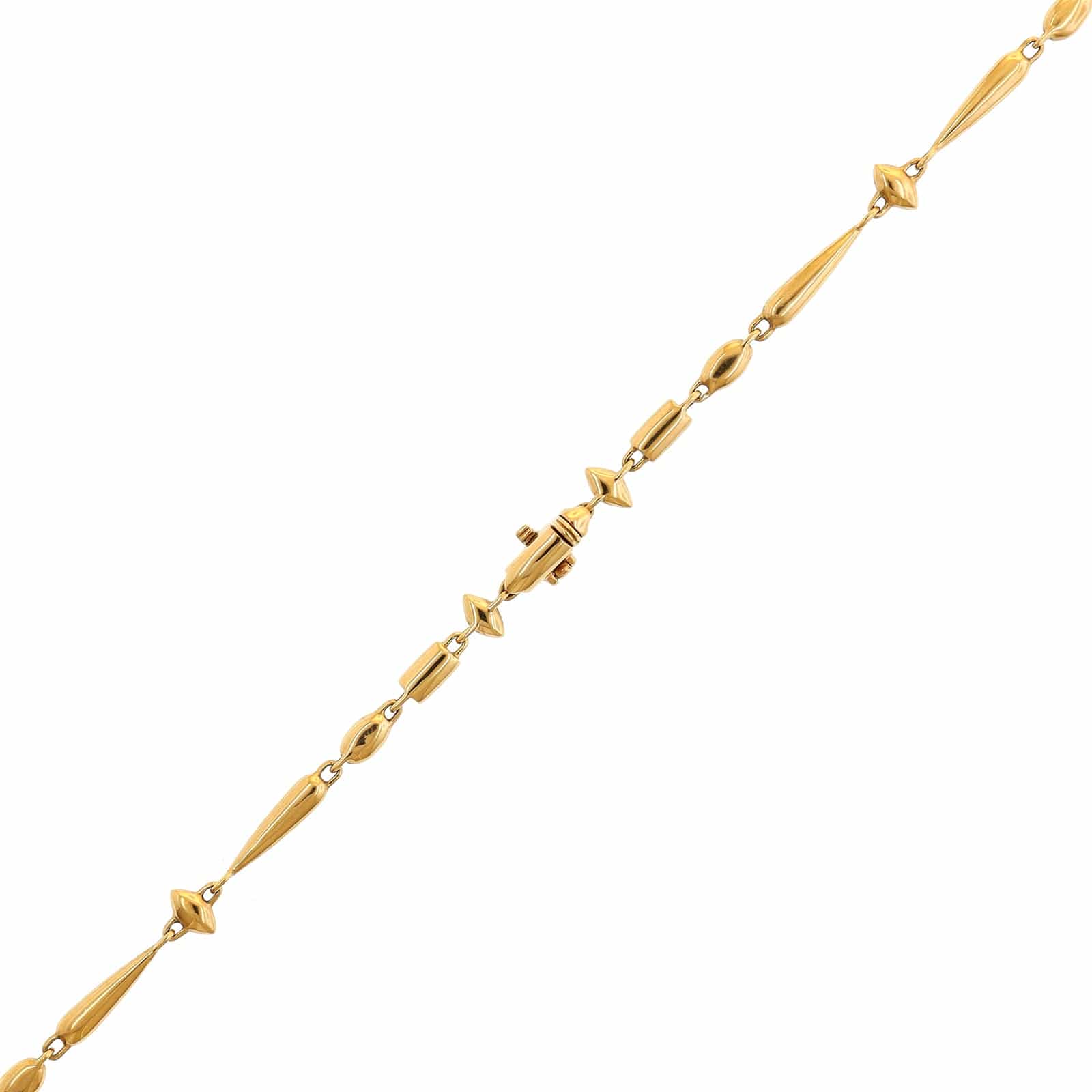 Etho Maria 18K Rose Gold Brown Diamond and White Ceramic Necklace - Image 2